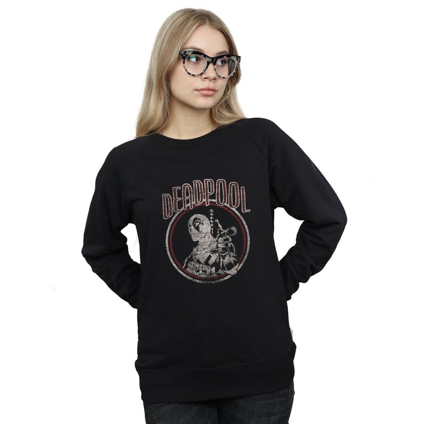 Deadpool Vintage Circle Sweatshirt