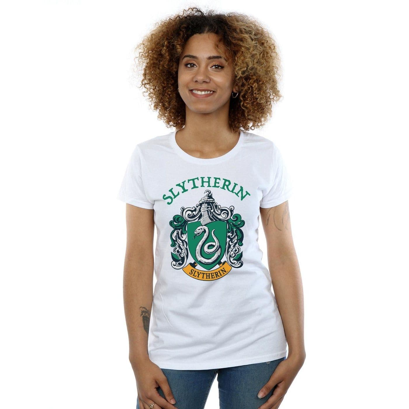 Slytherin Crest Cotton T Shirt