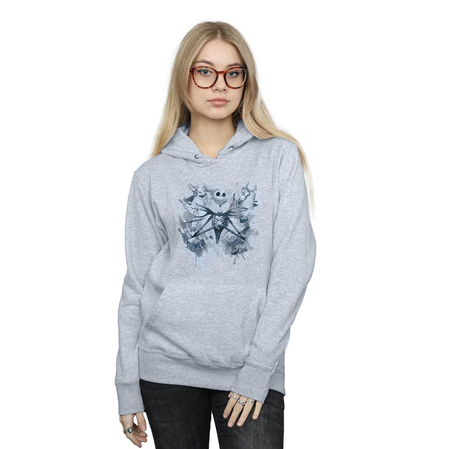 Nightmare Before Christmas Paint Spray Carers Hoodie