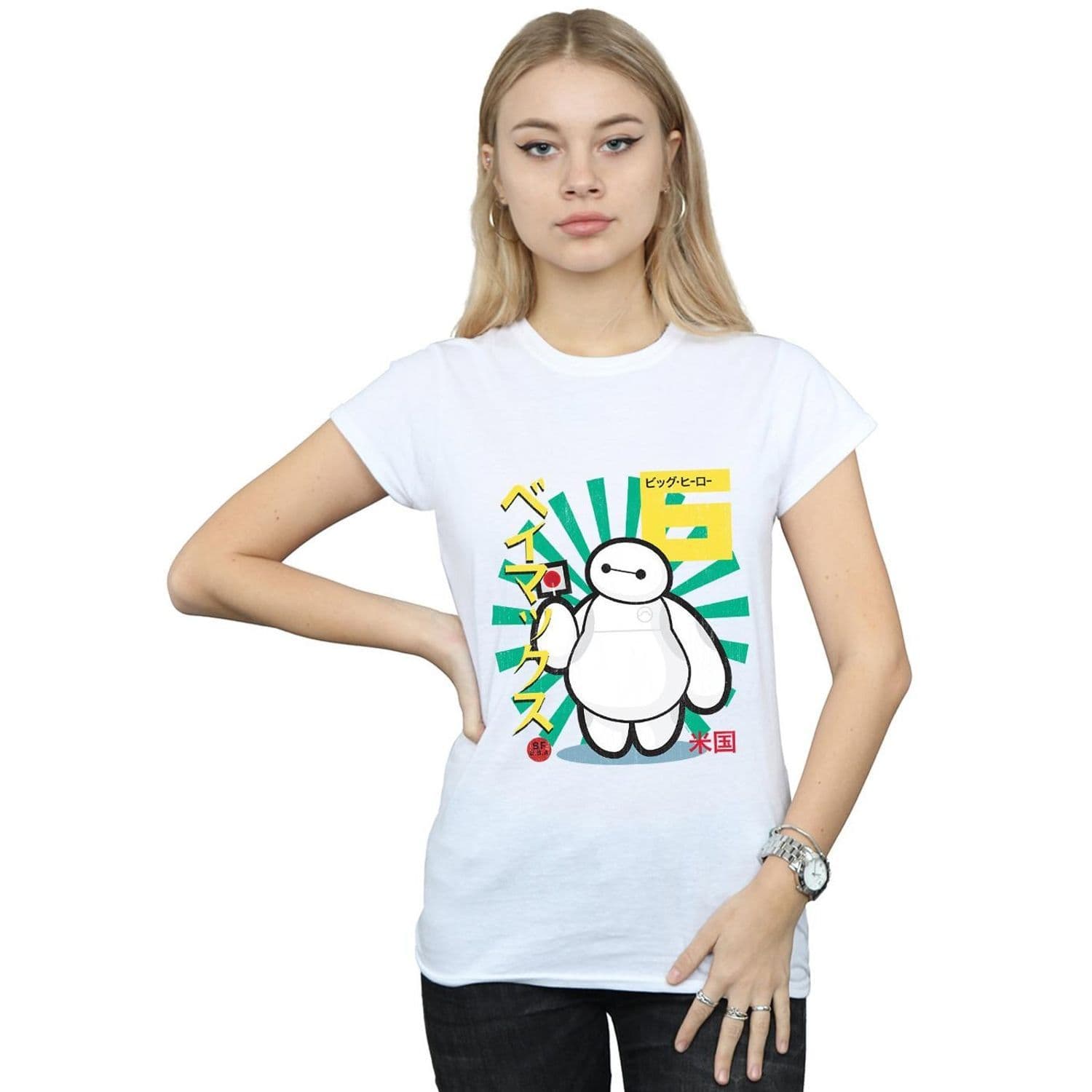 Big Hero 6 Baymax Lollypop Cotton T Shirt