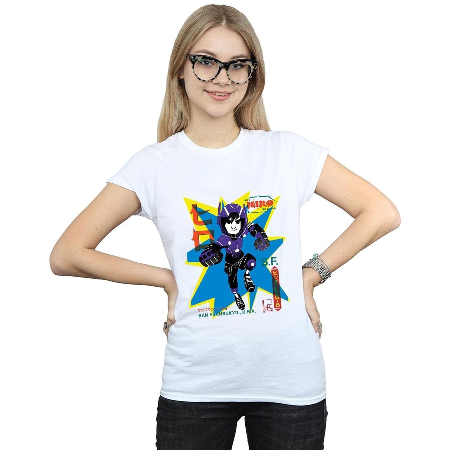 Big Hero 6 Hiro Anime Cotton T Shirt