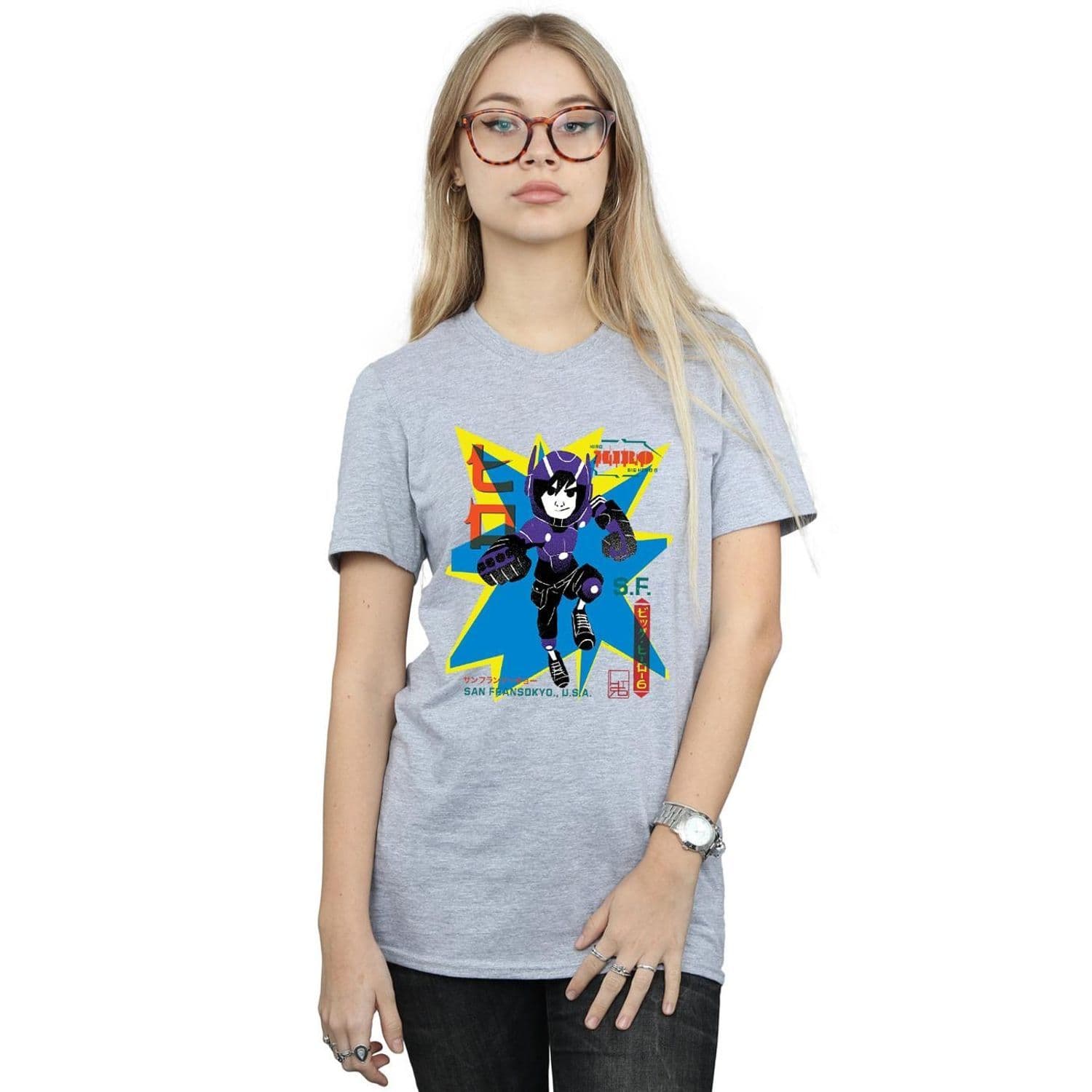 Big Hero 6 Hiro Anime Cotton Boyfriend T Shirt