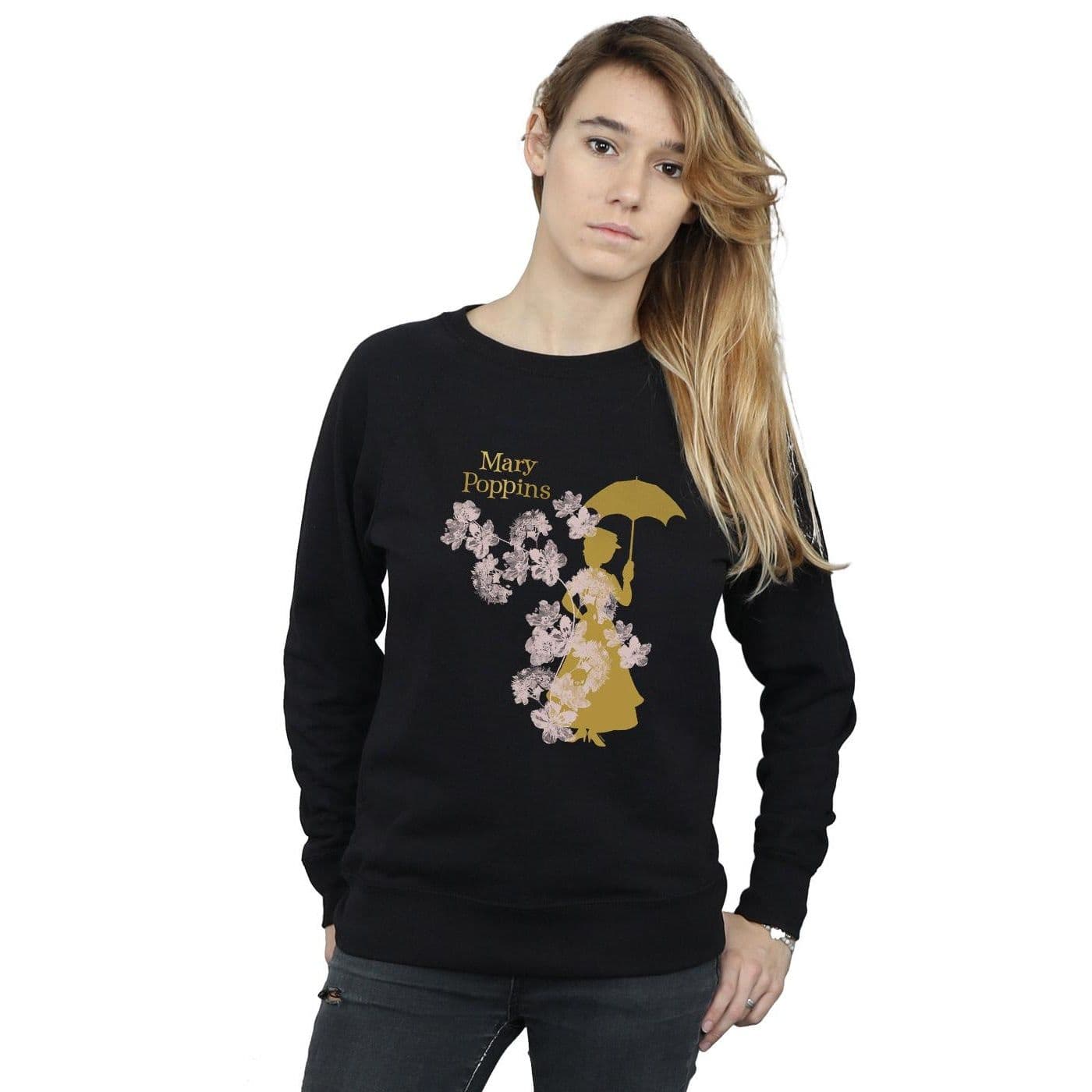 Mary Poppins Floral Silhouette Sweatshirt