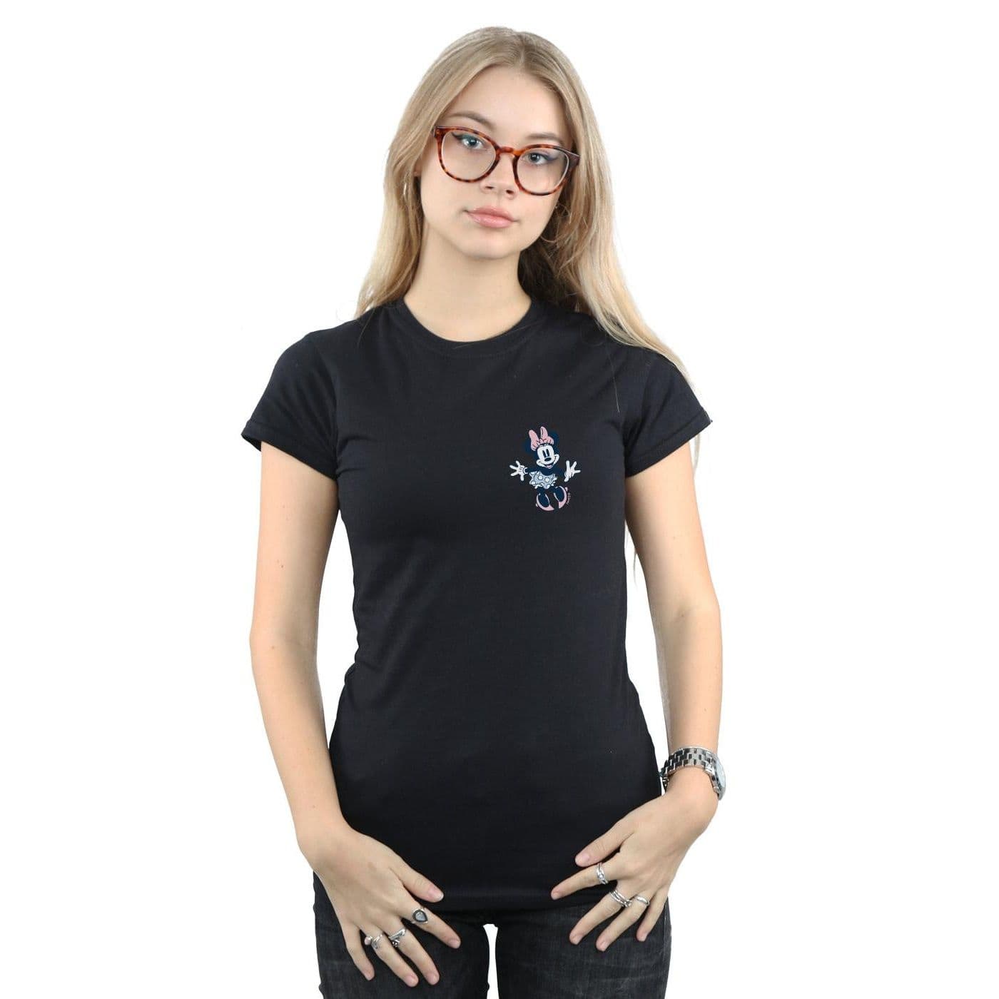 Minnie Mouse Dancing Chest Cotton T Shirt