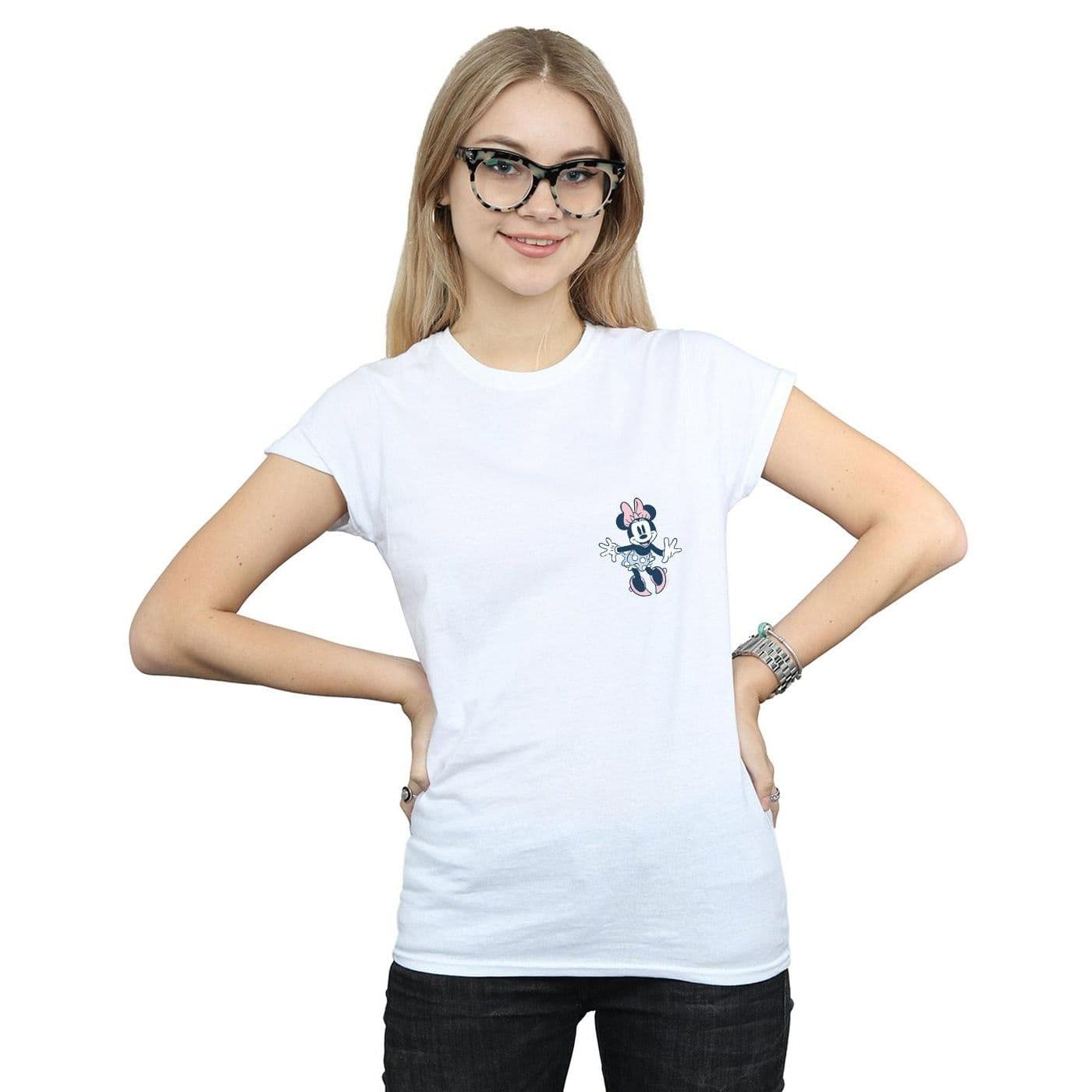 Minnie Mouse Dancing Chest Cotton T Shirt
