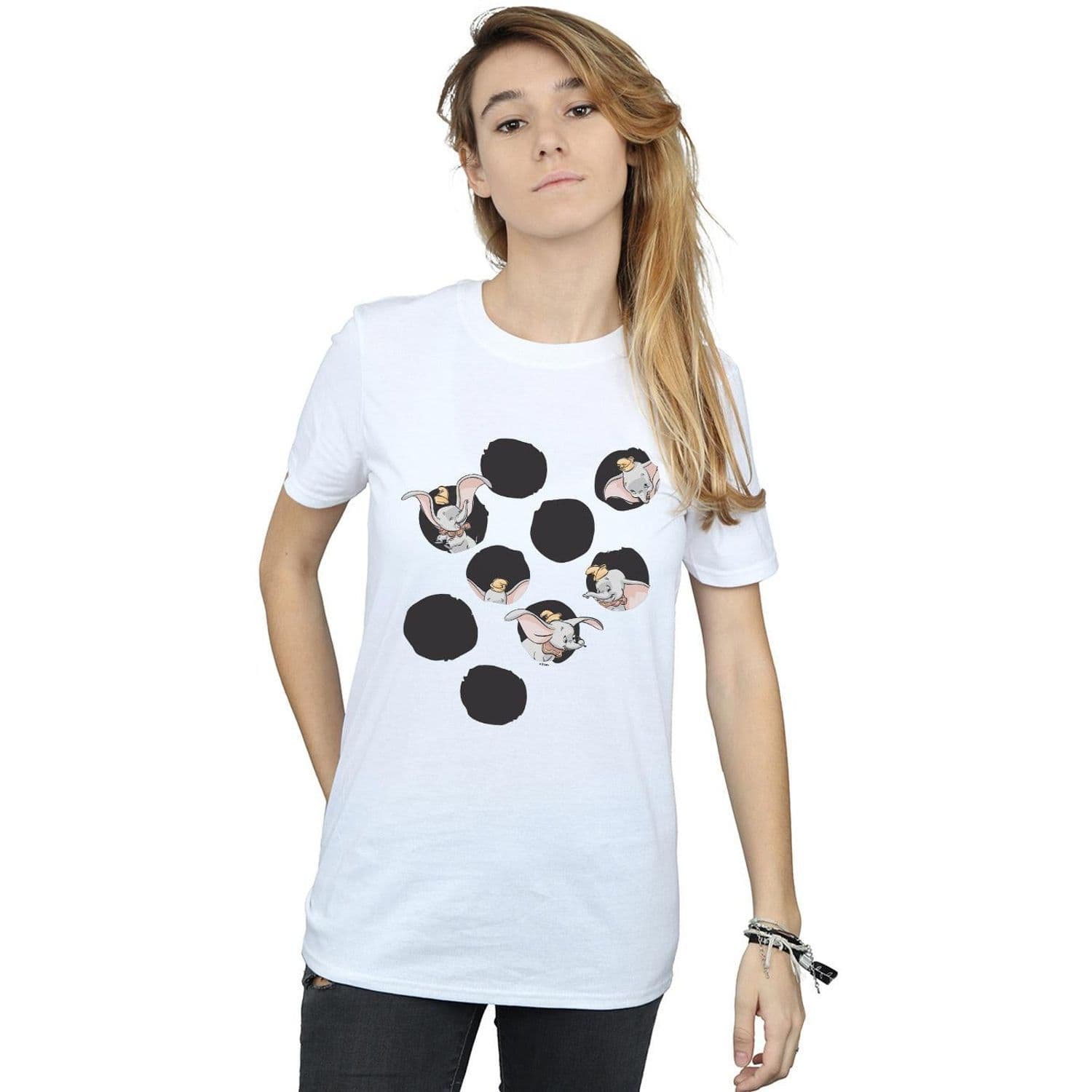 Dumbo Peekaboo Cotton Boyfriend T Shirt