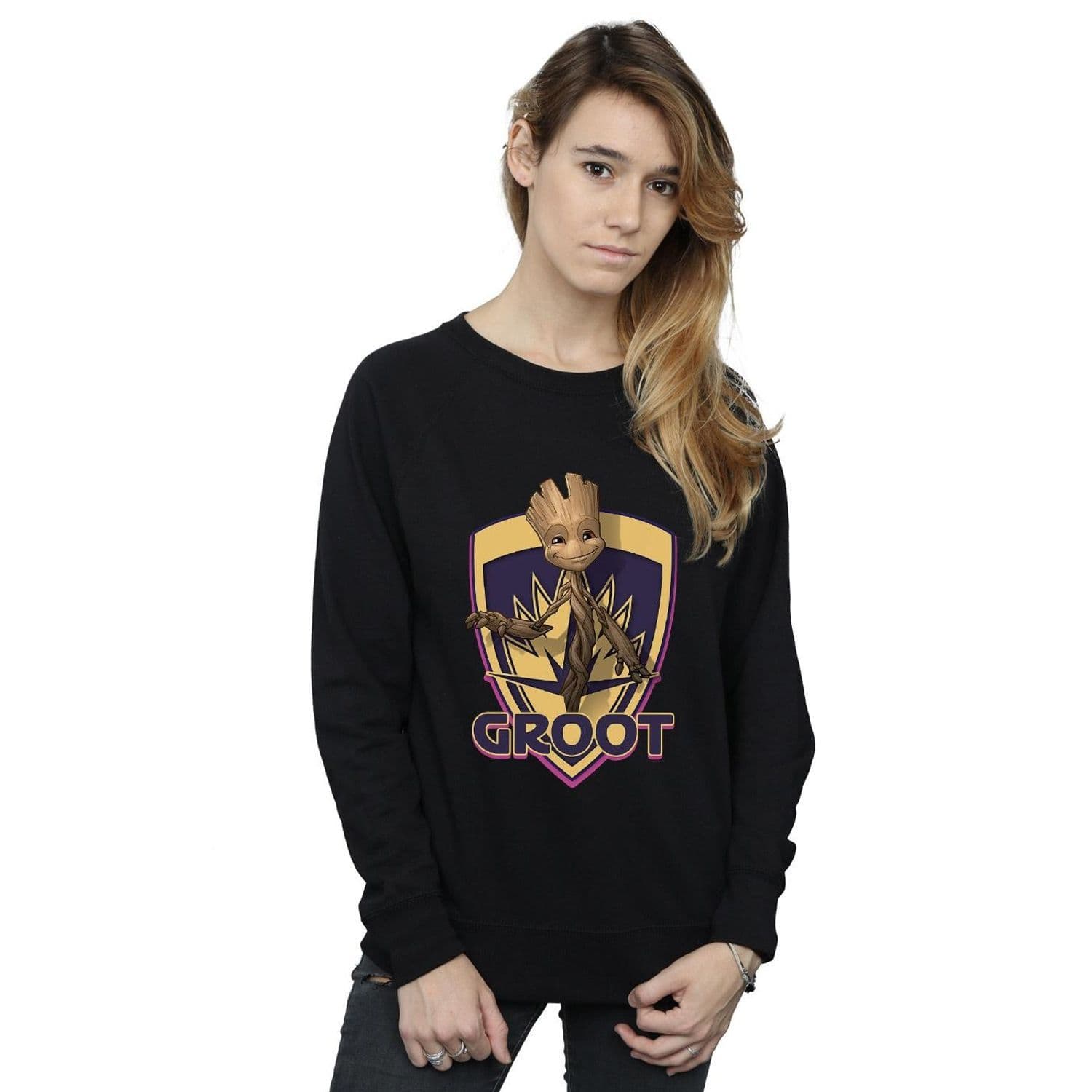 Guardians Galaxy Groot Badge Sweatshirt