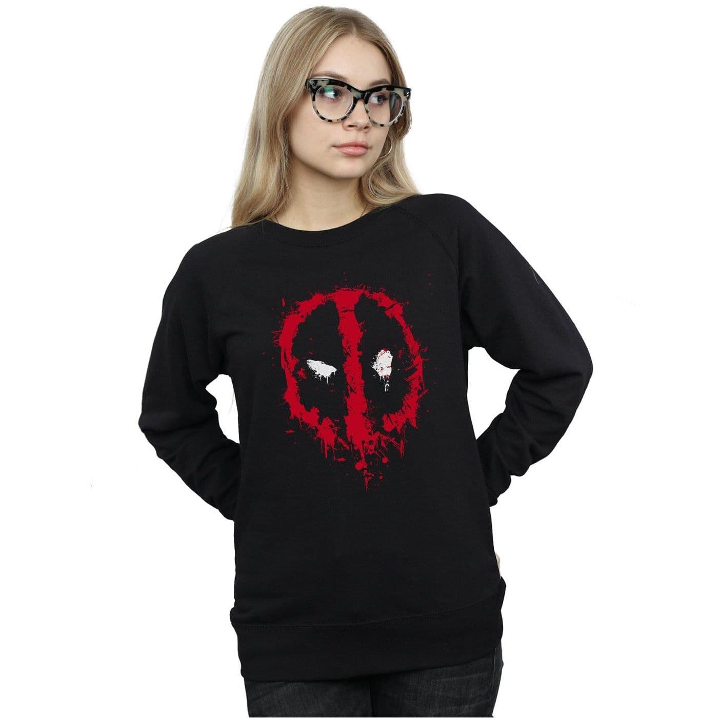 Deadpool Splat Face Sweatshirt