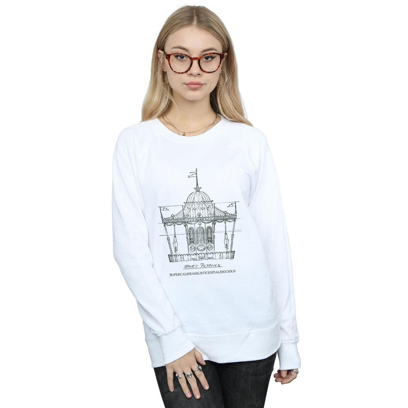 Mary Poppins Carousel Sketch Sweatshirt