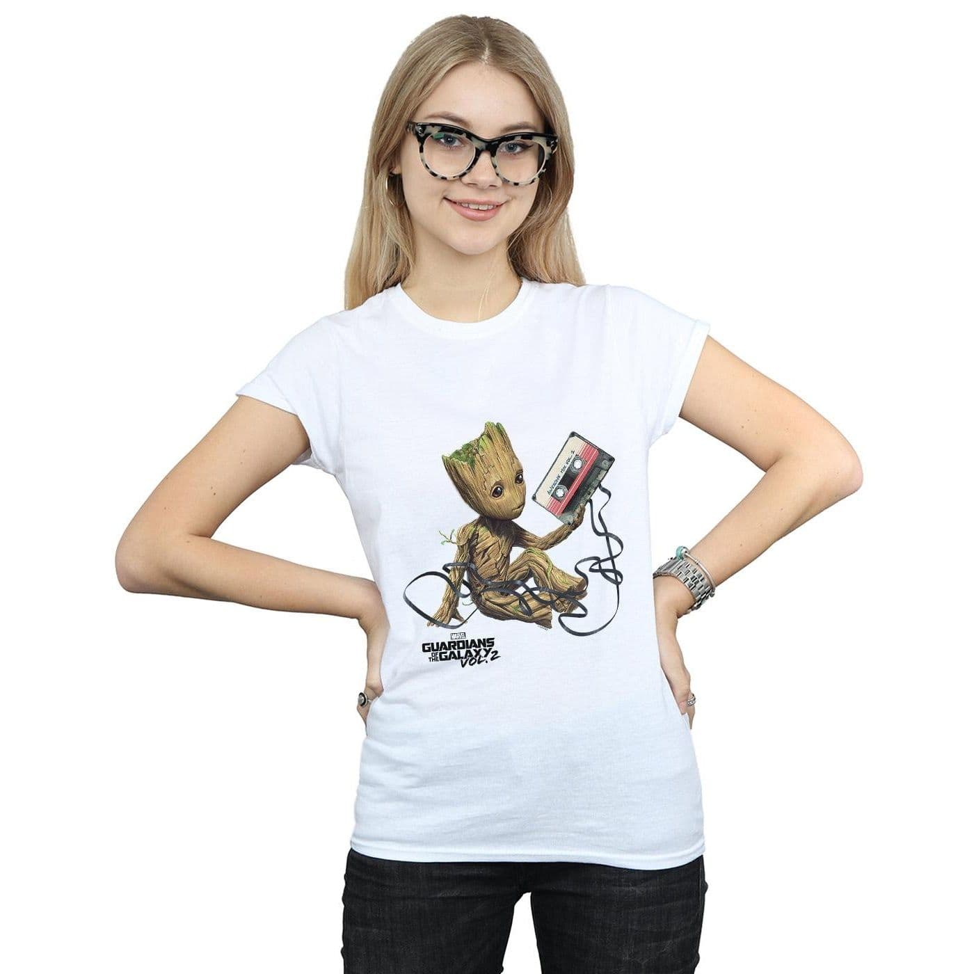 Guardians Galaxy Groot Tape Cotton T Shirt