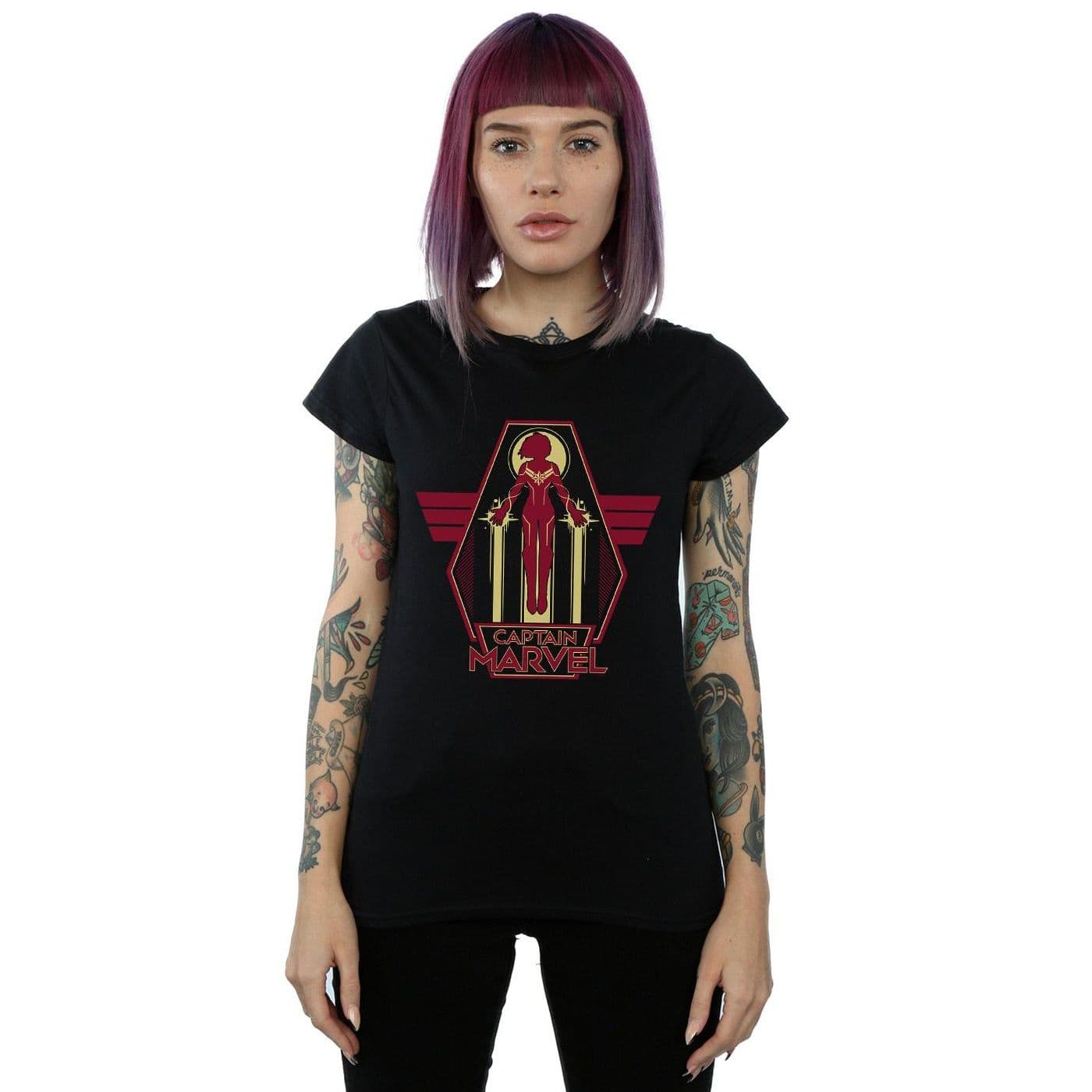Captain Flying Warrior Cotton T Shirt
