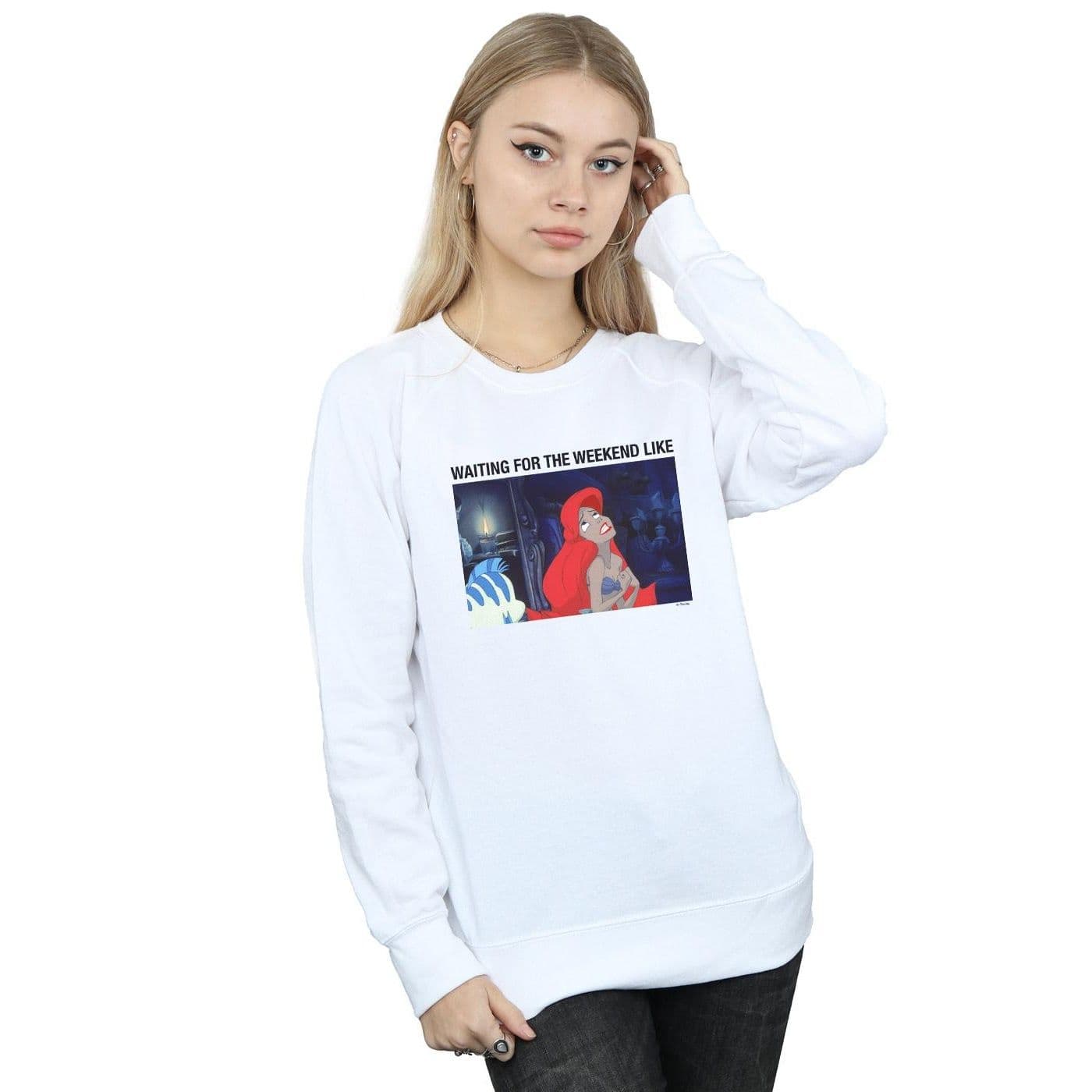 Little Mermaid Waiting Weekend Sweatshirt