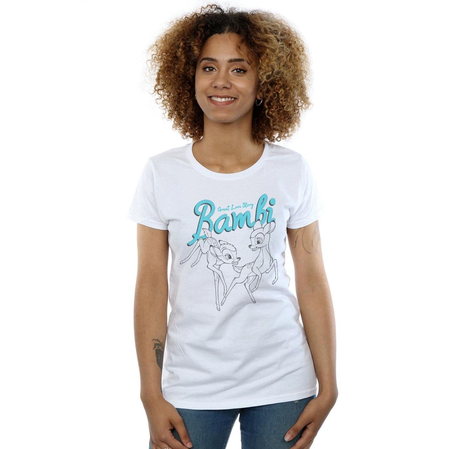 Bambi Great Love Story Cotton T Shirt