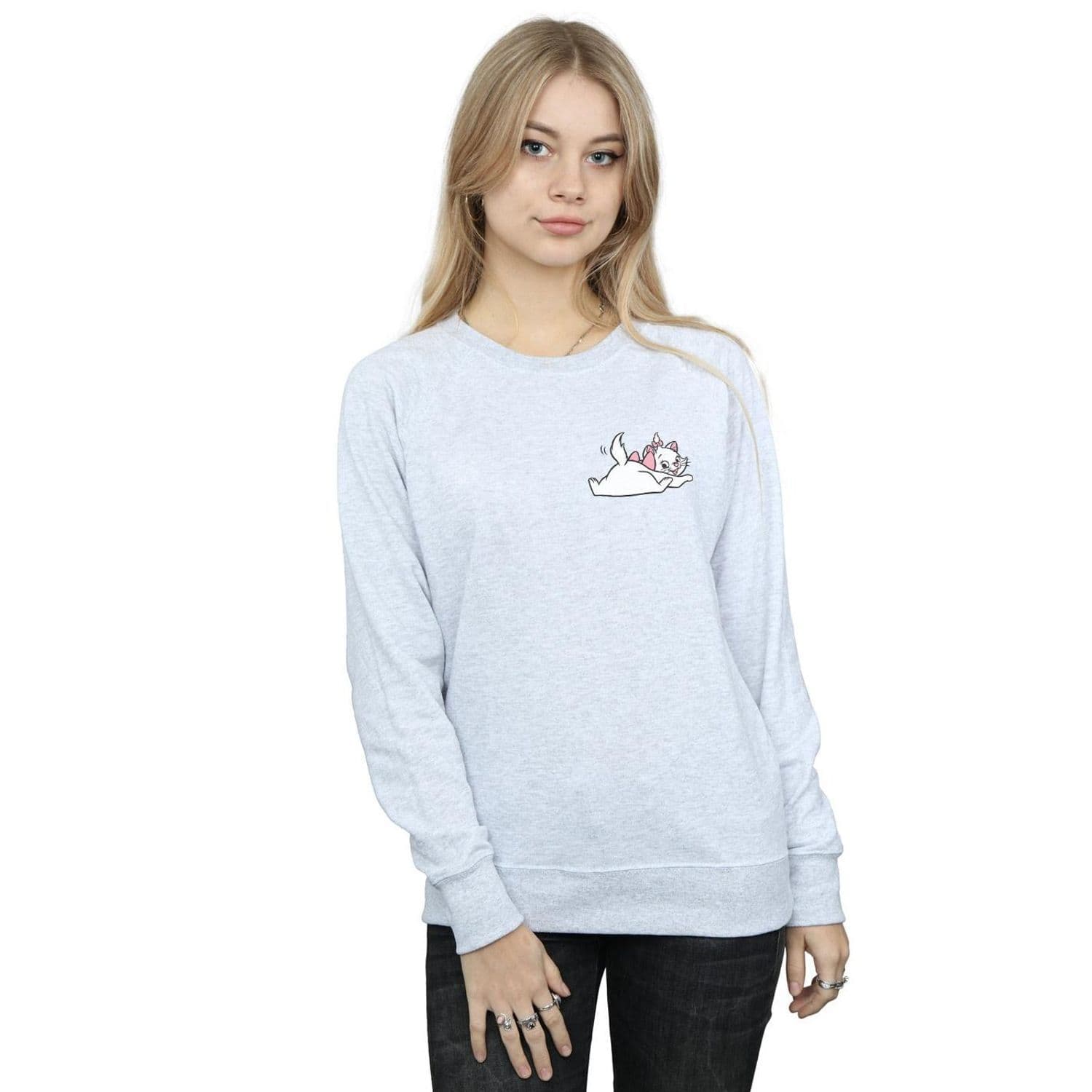 Aristocats Marie Sweet Backside Breast Print Sweatshirt