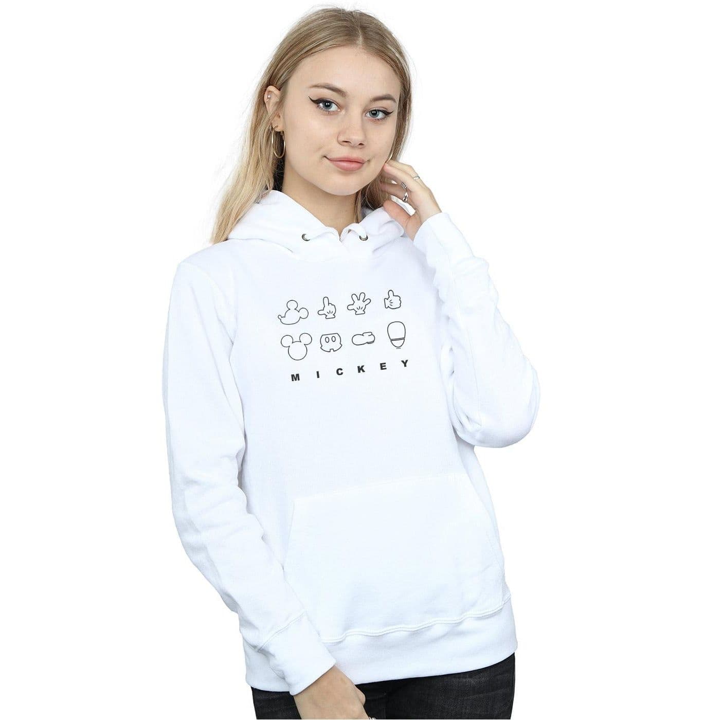 Mickey Mouse Dnstructed Hoodie