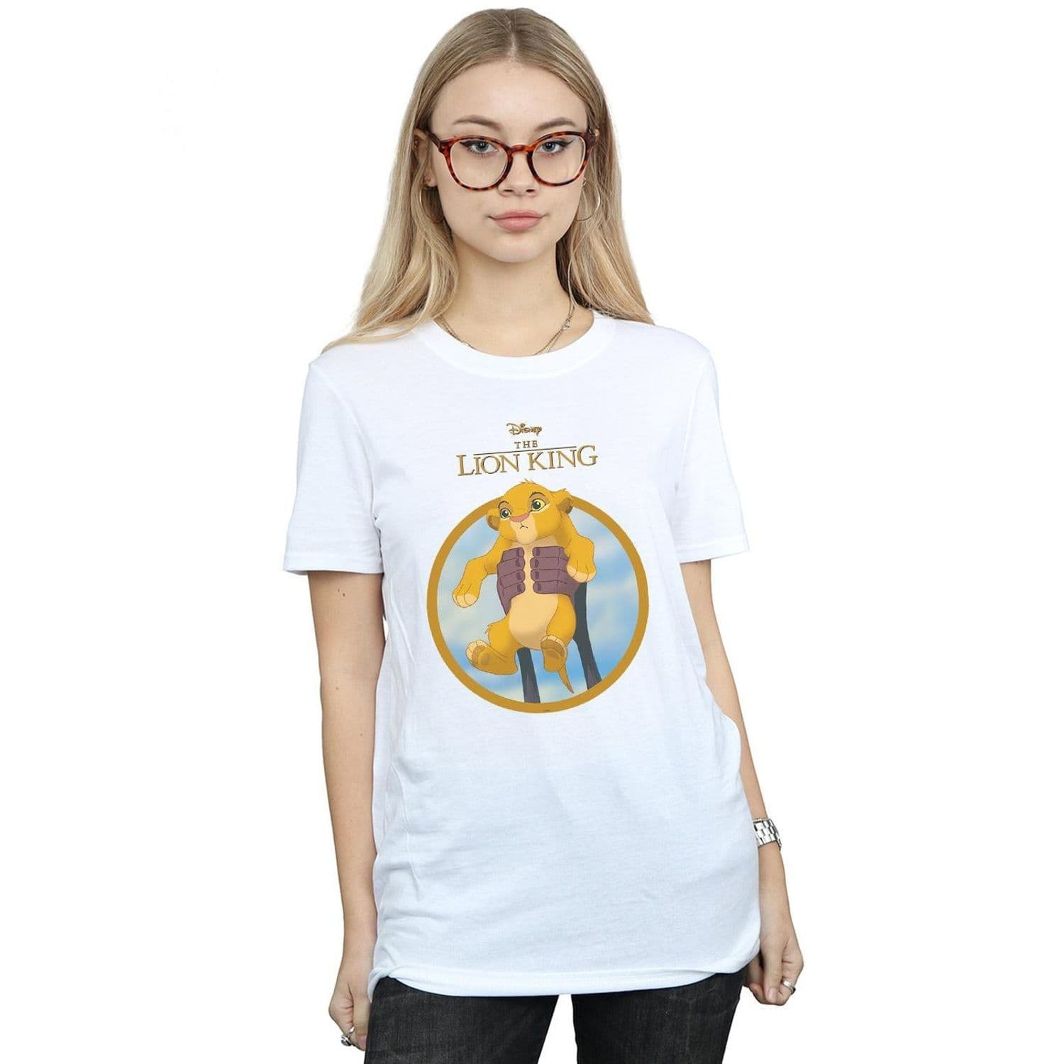 Lion King Show Simba Cotton Boyfriend T Shirt