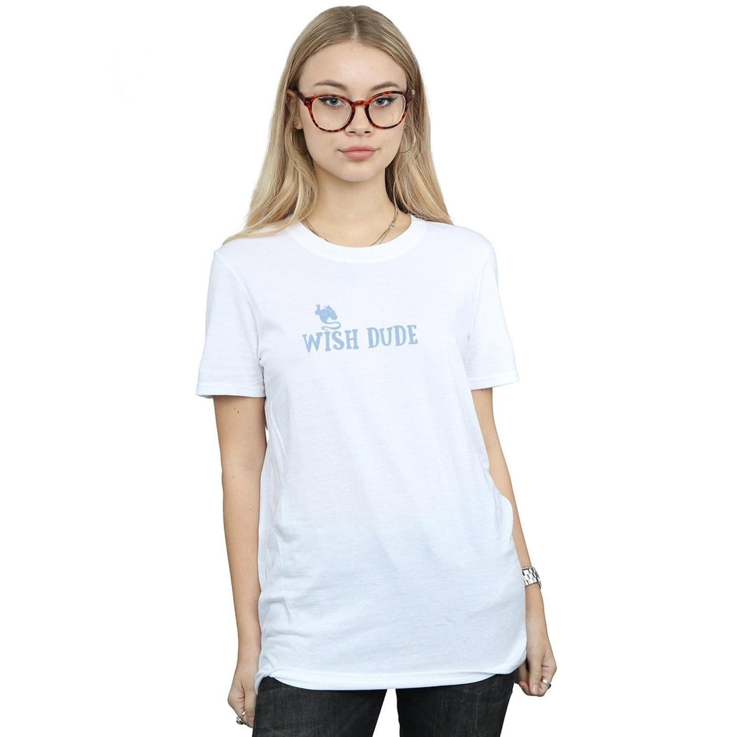 Aladdin Wish Dude Cotton Boyfriend T Shirt
