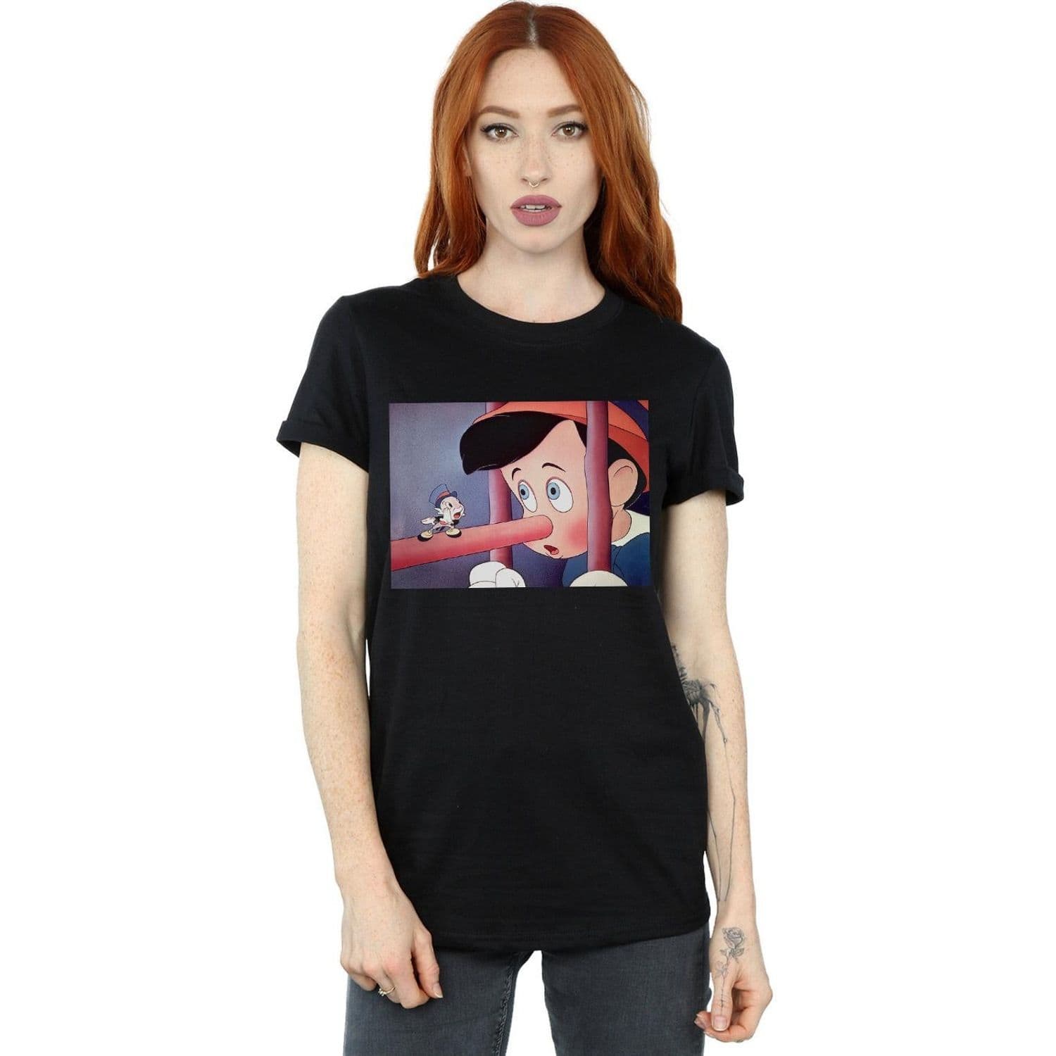 Pinocchio Nose Still Cotton Boyfriend T Shirt