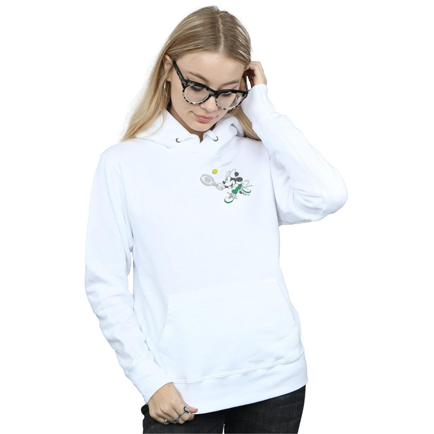 Minnie Mouse Tennis Breast Print Hoodie