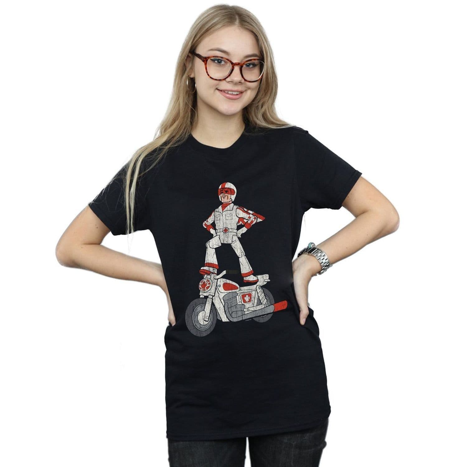 Toy Story 4 Duke Caboom Pose Cotton Boyfriend T Shirt