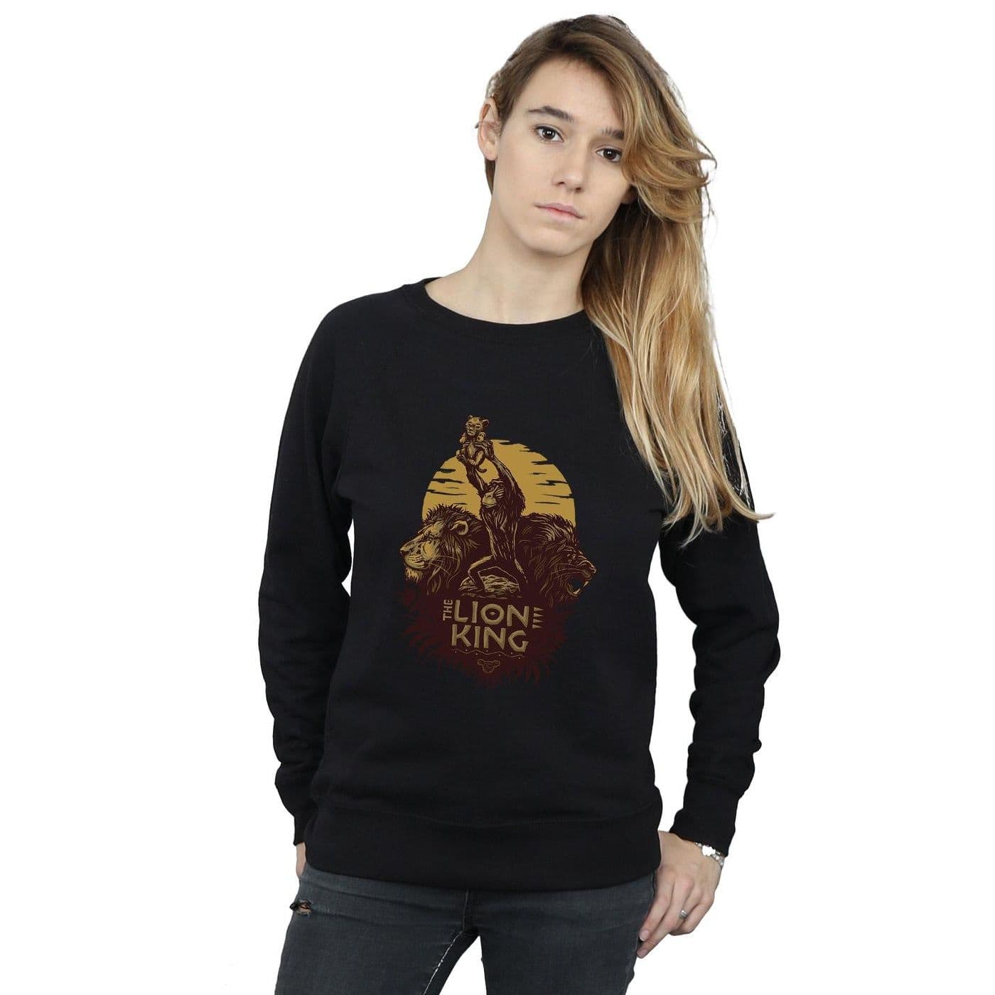 Lion King Movie Sunrise Collage Sweatshirt