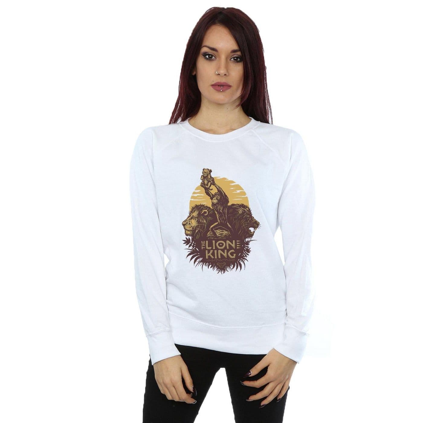Lion King Movie Sunrise Collage Sweatshirt