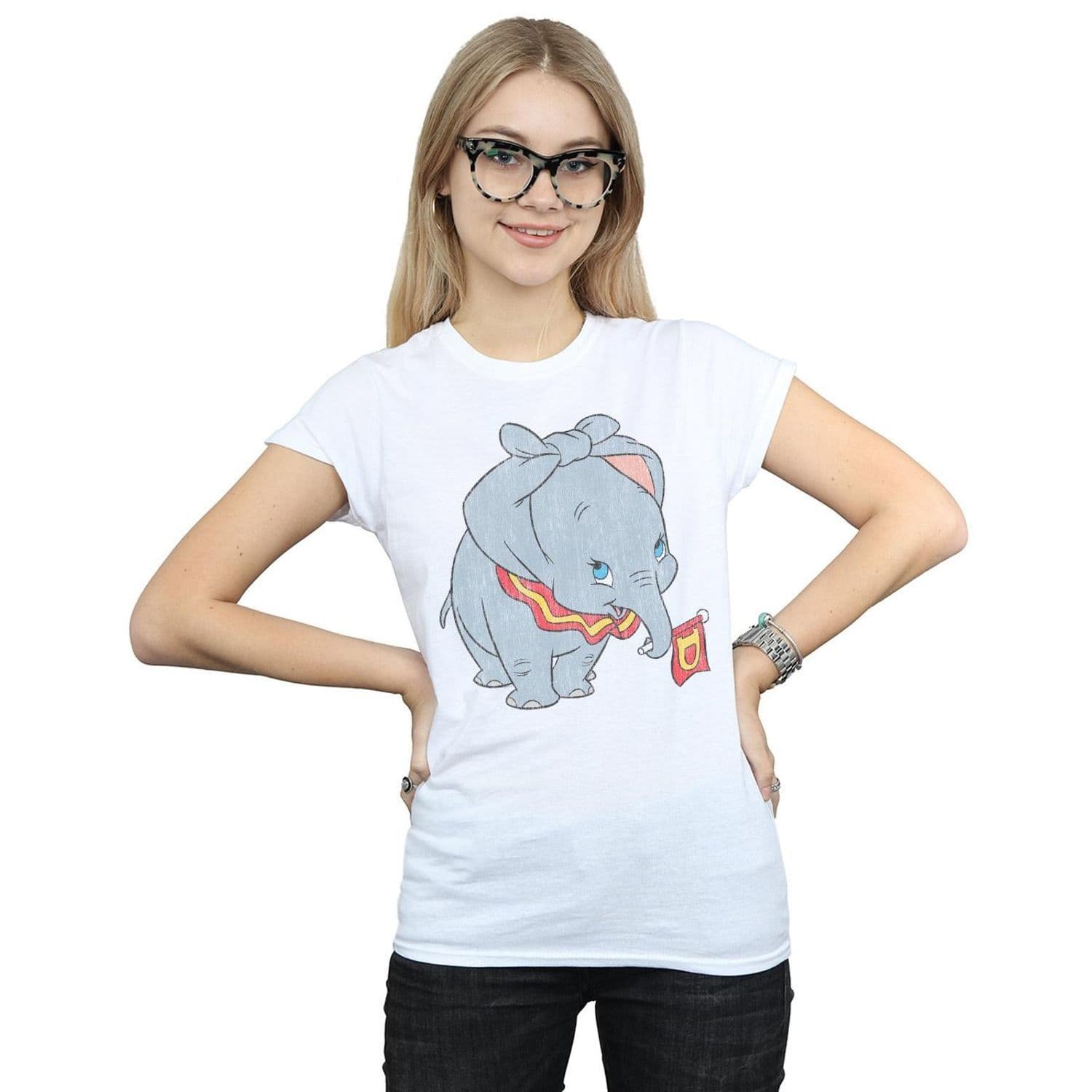 Dumbo Classic Tied Up Ears Cotton T Shirt