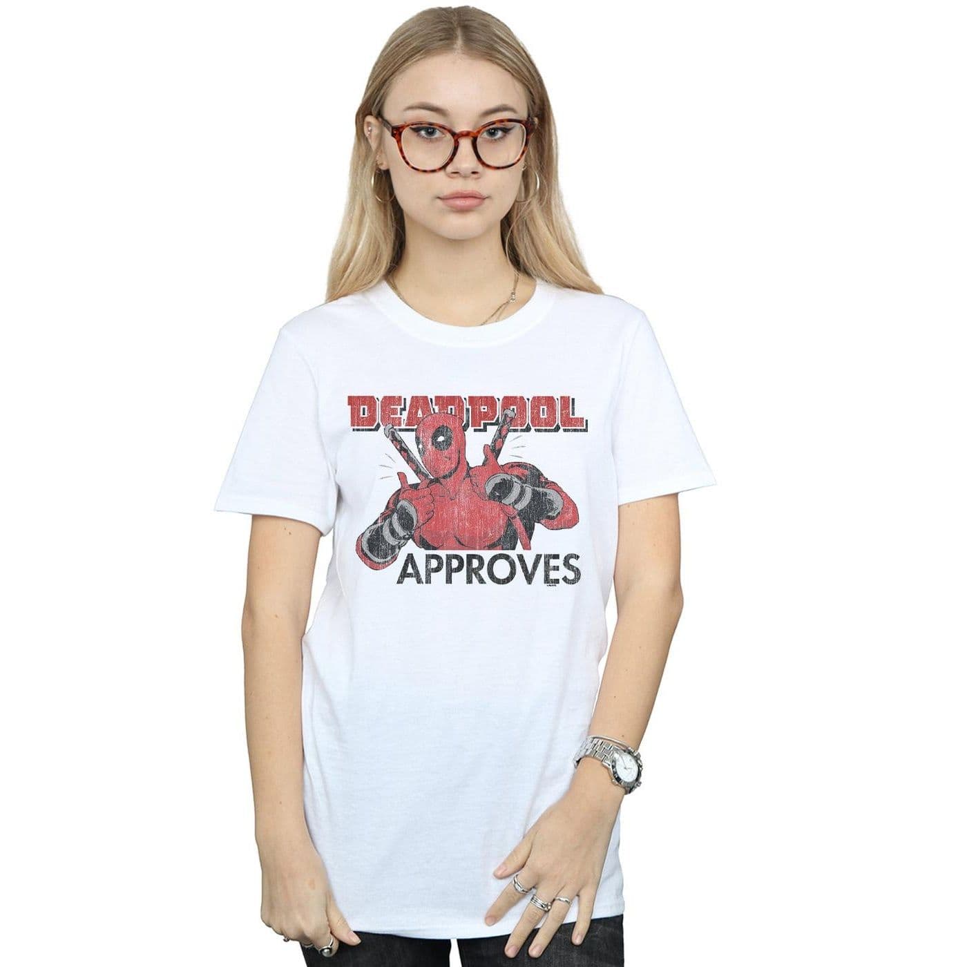 Deadpool Approves Cotton Boyfriend T Shirt