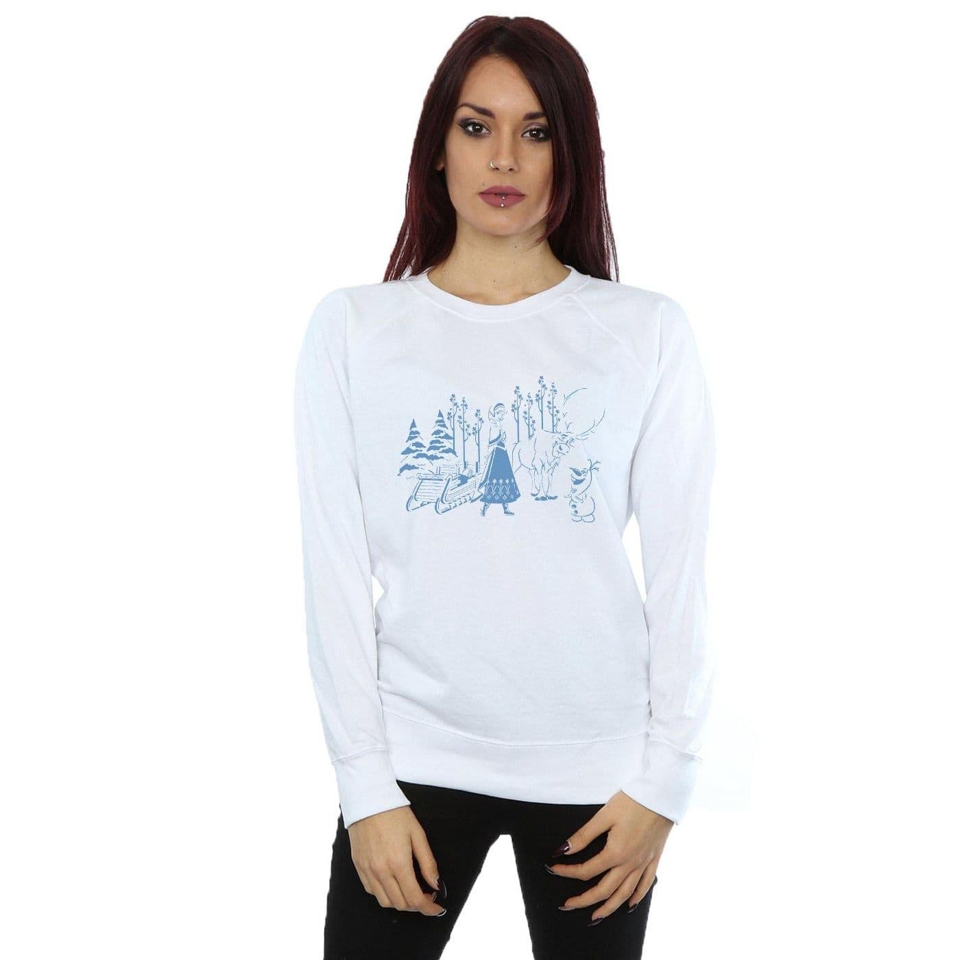 Frozen Anna Sven & Olaf Sweatshirt