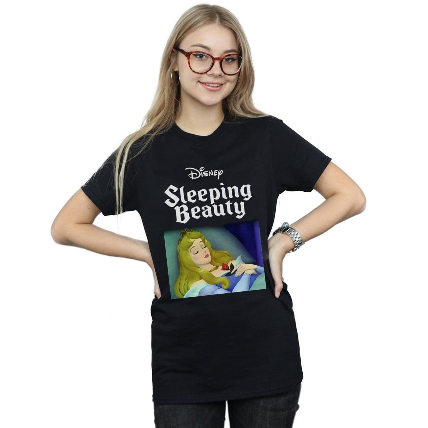 Sleeping Beauty Aurora Cotton Boyfriend T Shirt