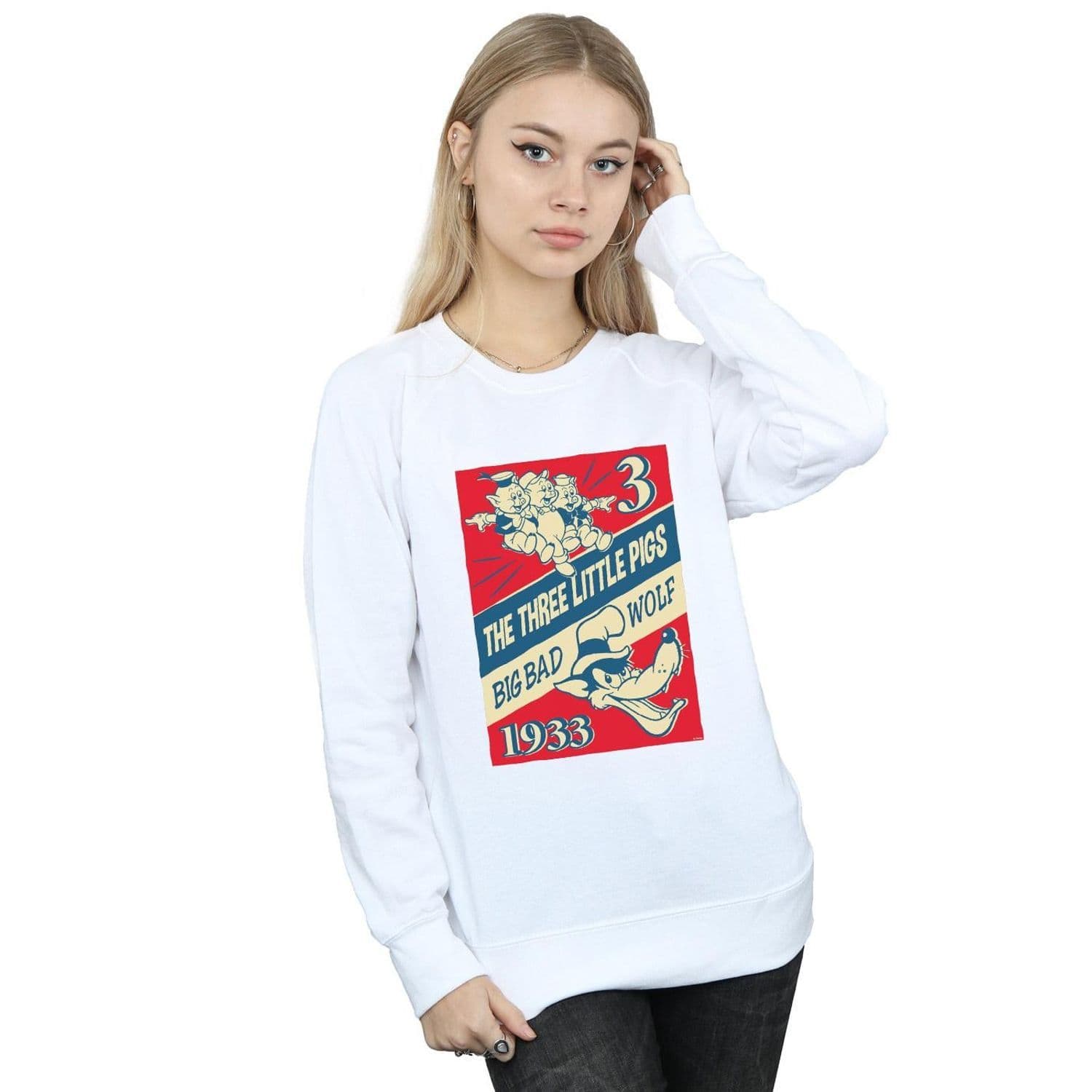 Three Little Pigs & Big Bad Wolf Sweatshirt