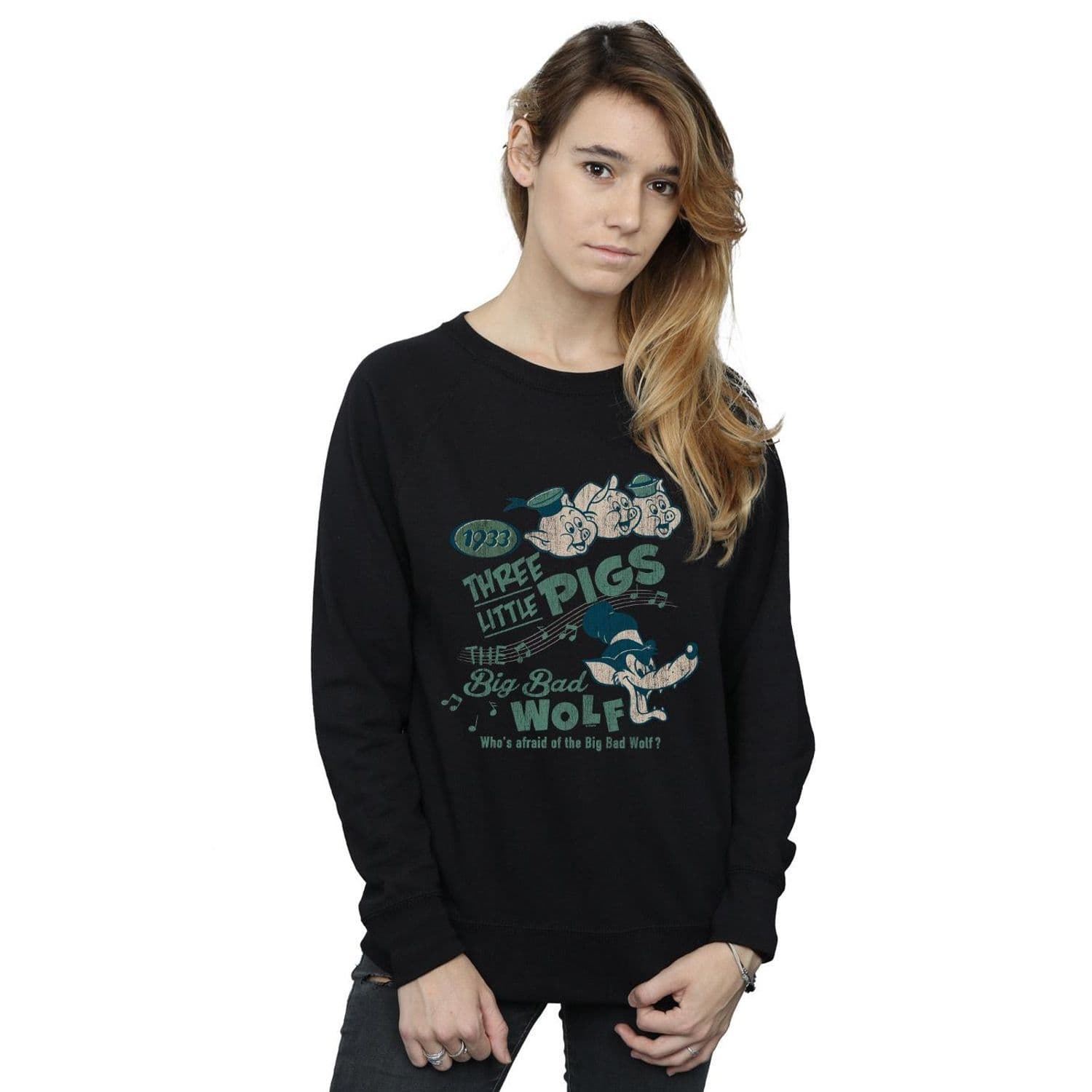Three Little Pigs Who´s Afraid Big Bad Wolf Sweatshirt