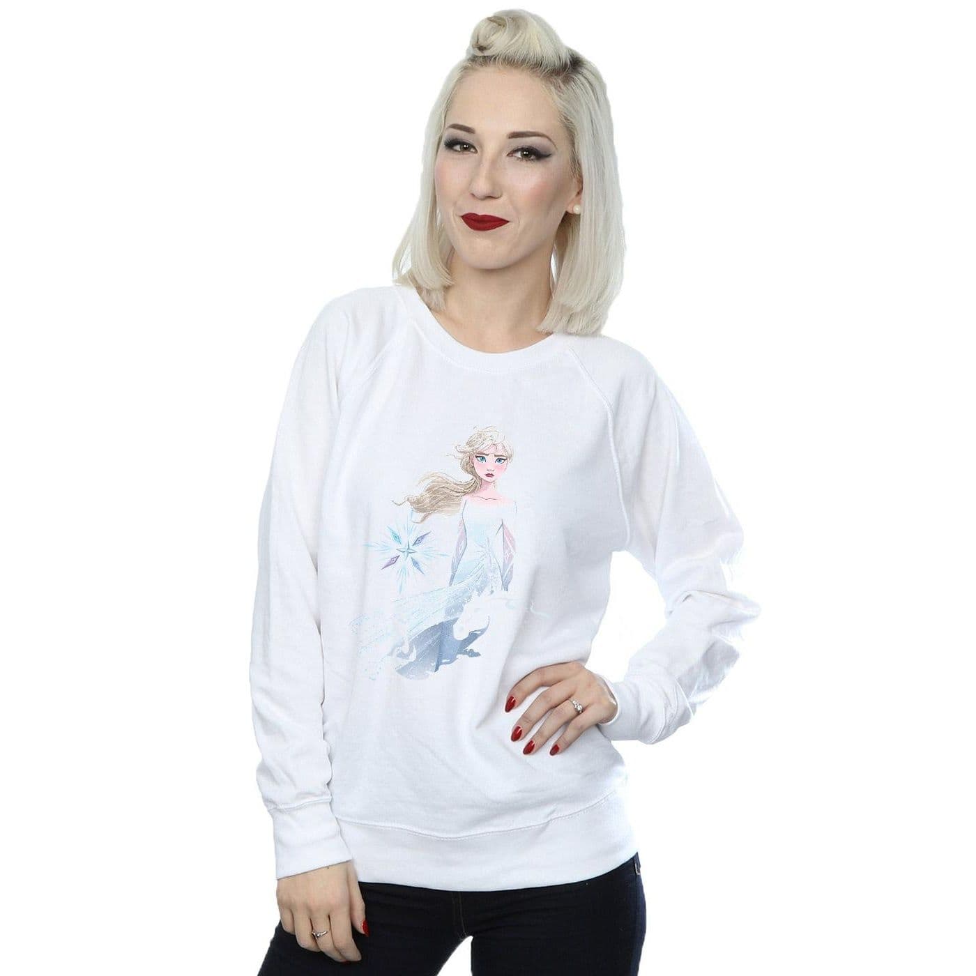Frozen 2 Elsa Nokk Silhouette Sweatshirt