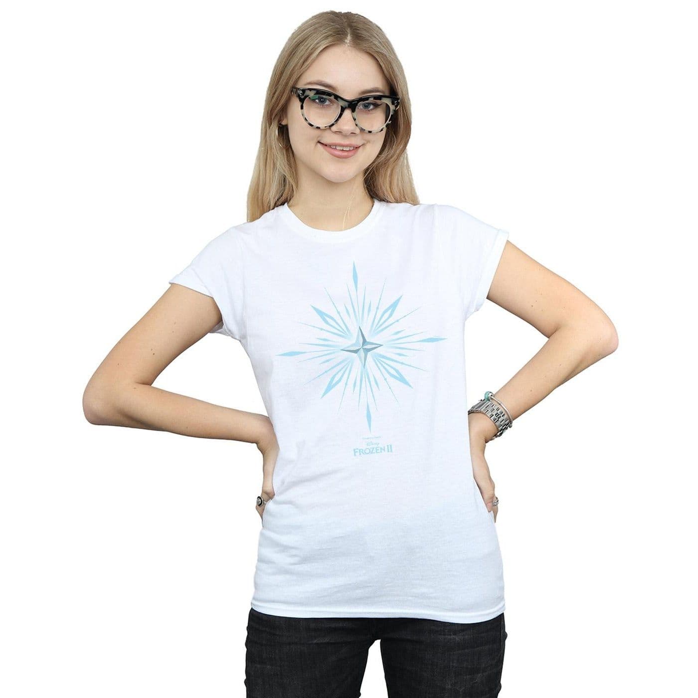 Frozen 2 Elsa Signature Snowflake Cotton T Shirt