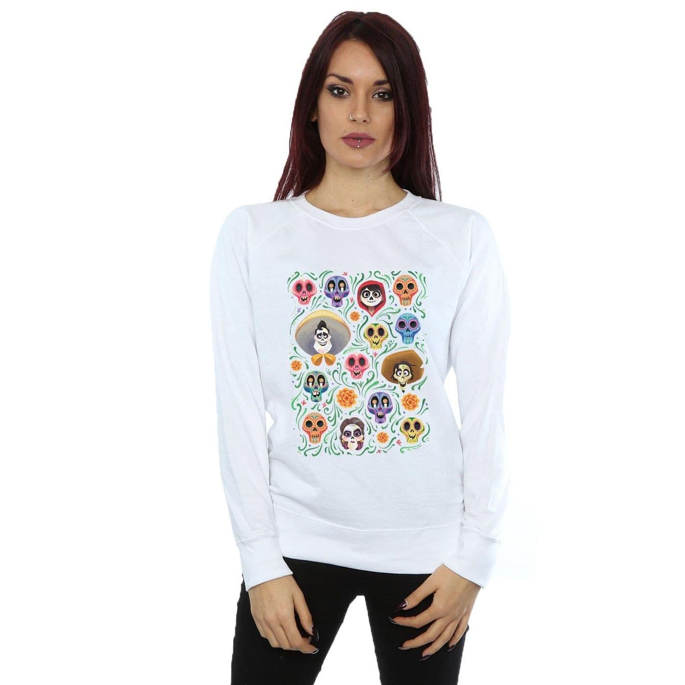 Coco Heads Pattern Sweatshirt