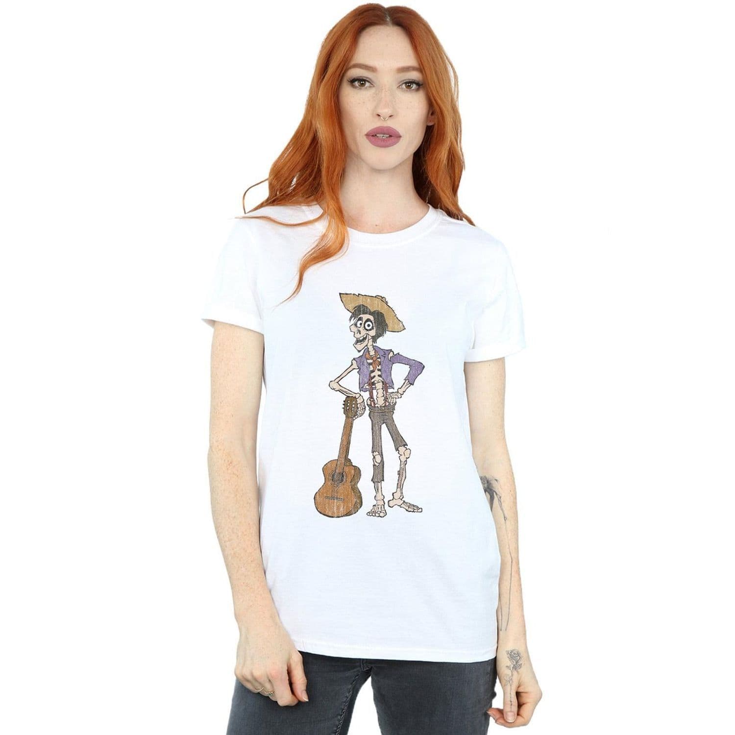 Coco Hector Guitar Cotton Boyfriend T Shirt