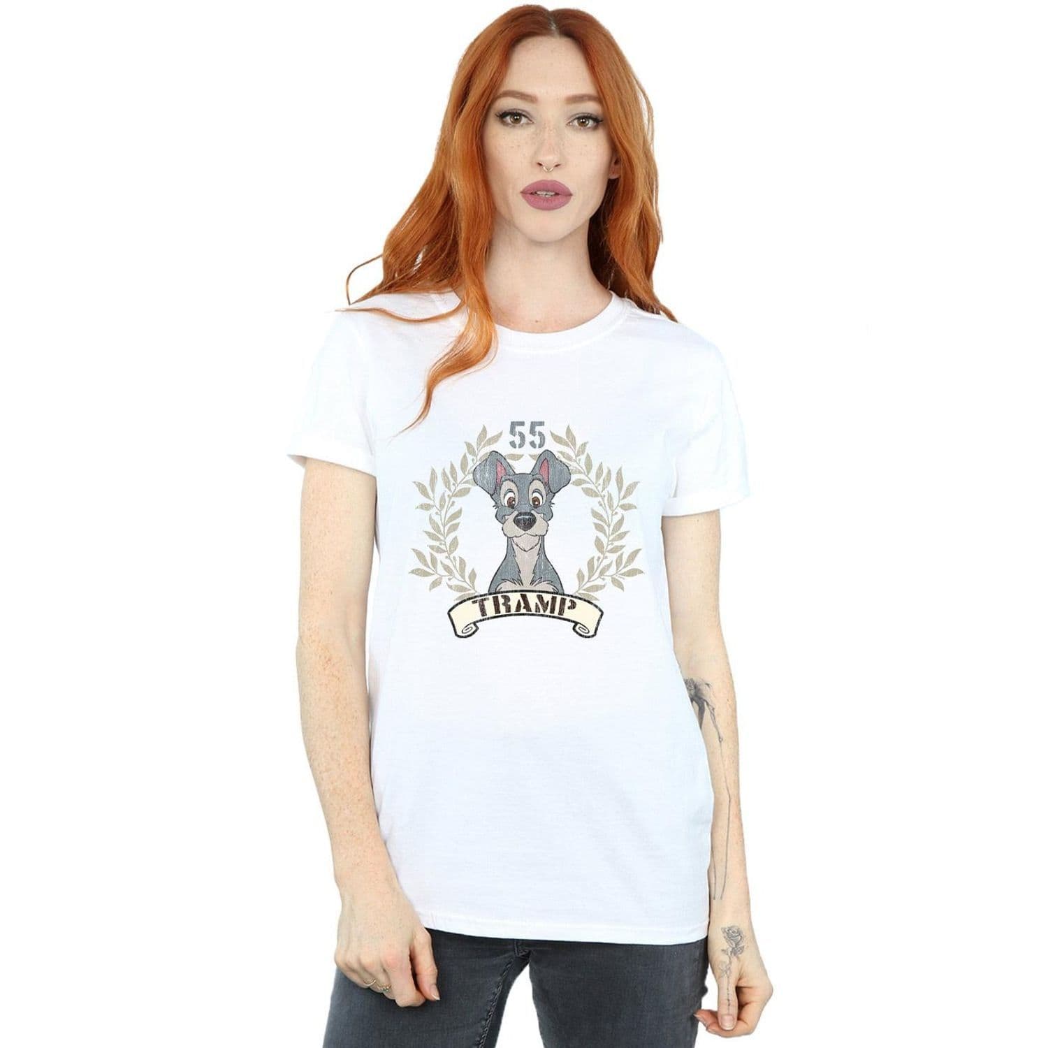 & Tramp Since 55 Cotton Boyfriend T Shirt