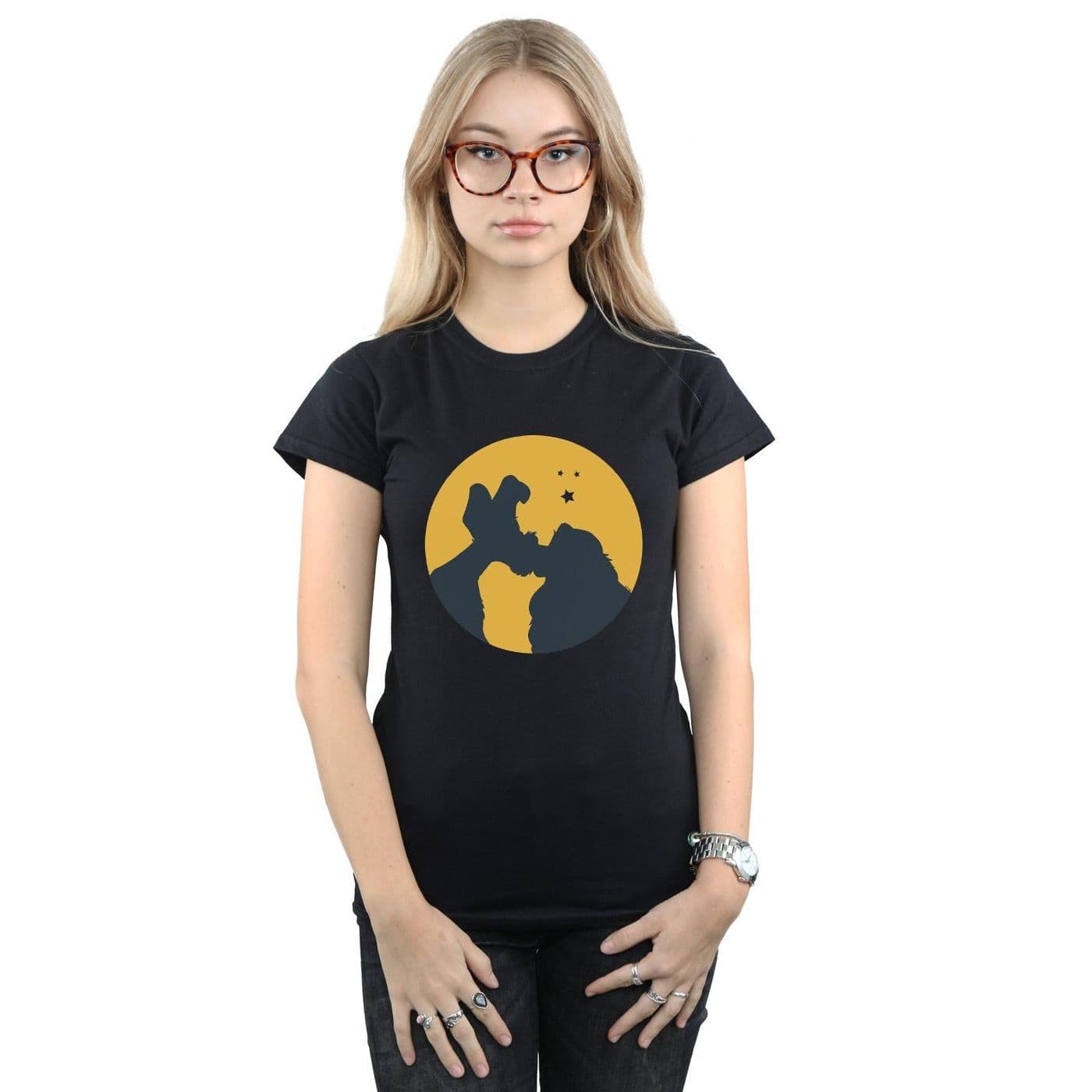 & Tramp Moonlight Kiss Cotton T Shirt