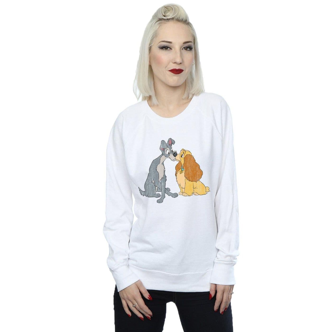 & Tramp Distressed Kiss Sweatshirt