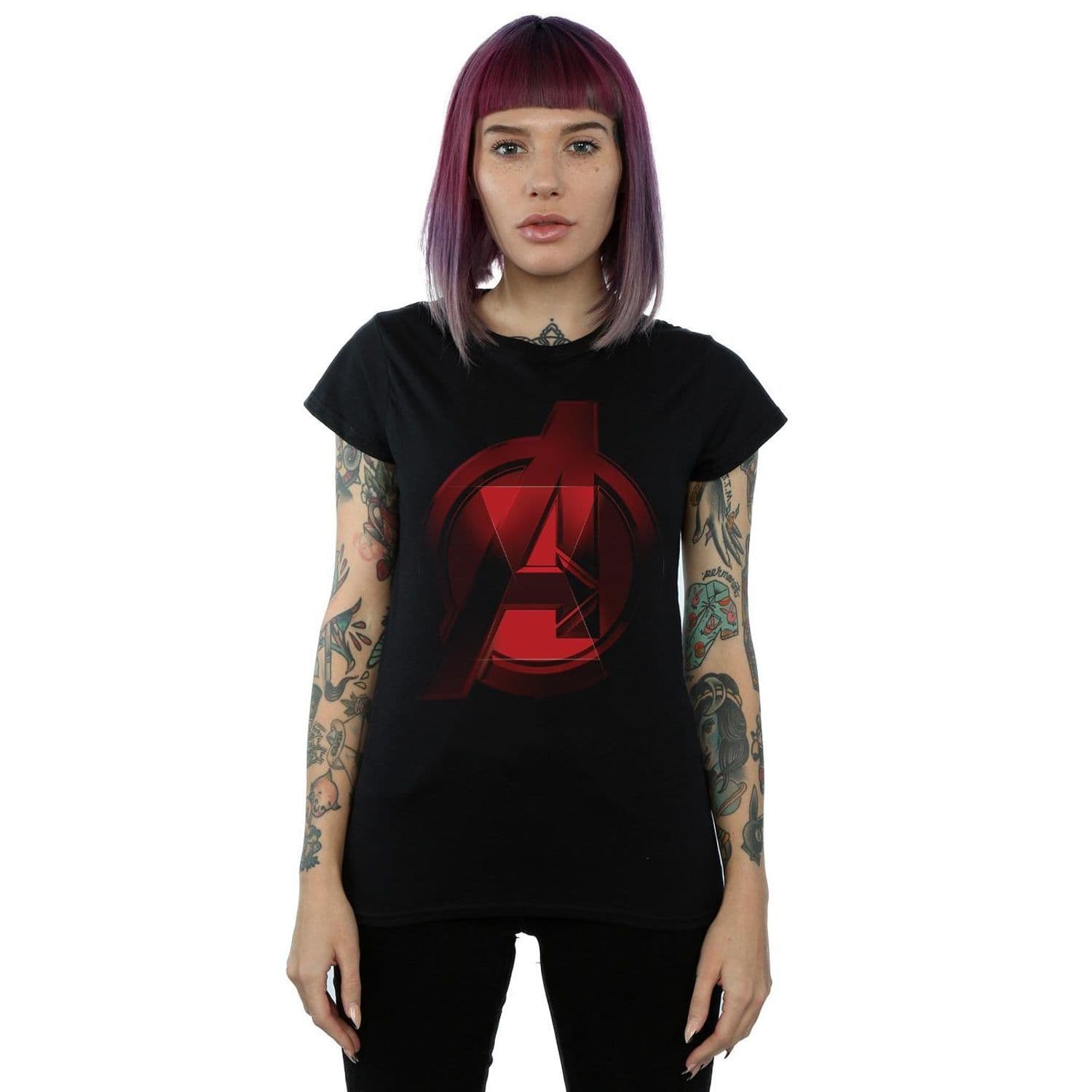 Widow Movie Avengers Logo Cotton T Shirt