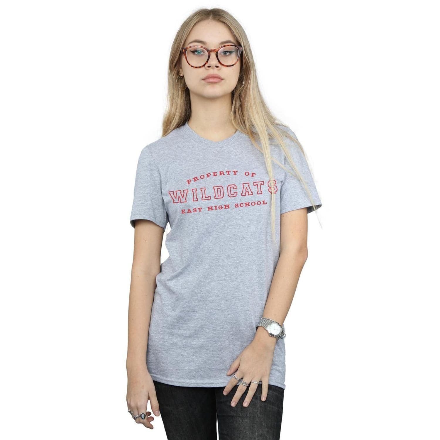 High School Musical Musical Property Wildcats Cotton Boyfriend T Shirt