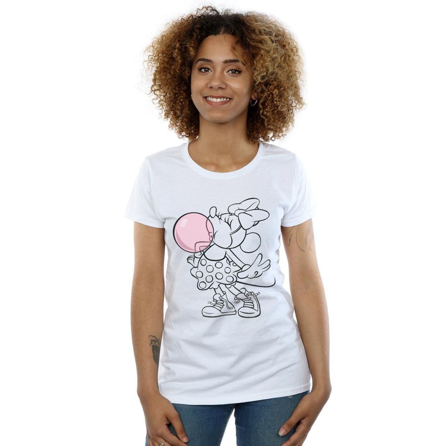 Minnie Mouse Gum Bubble Cotton T Shirt