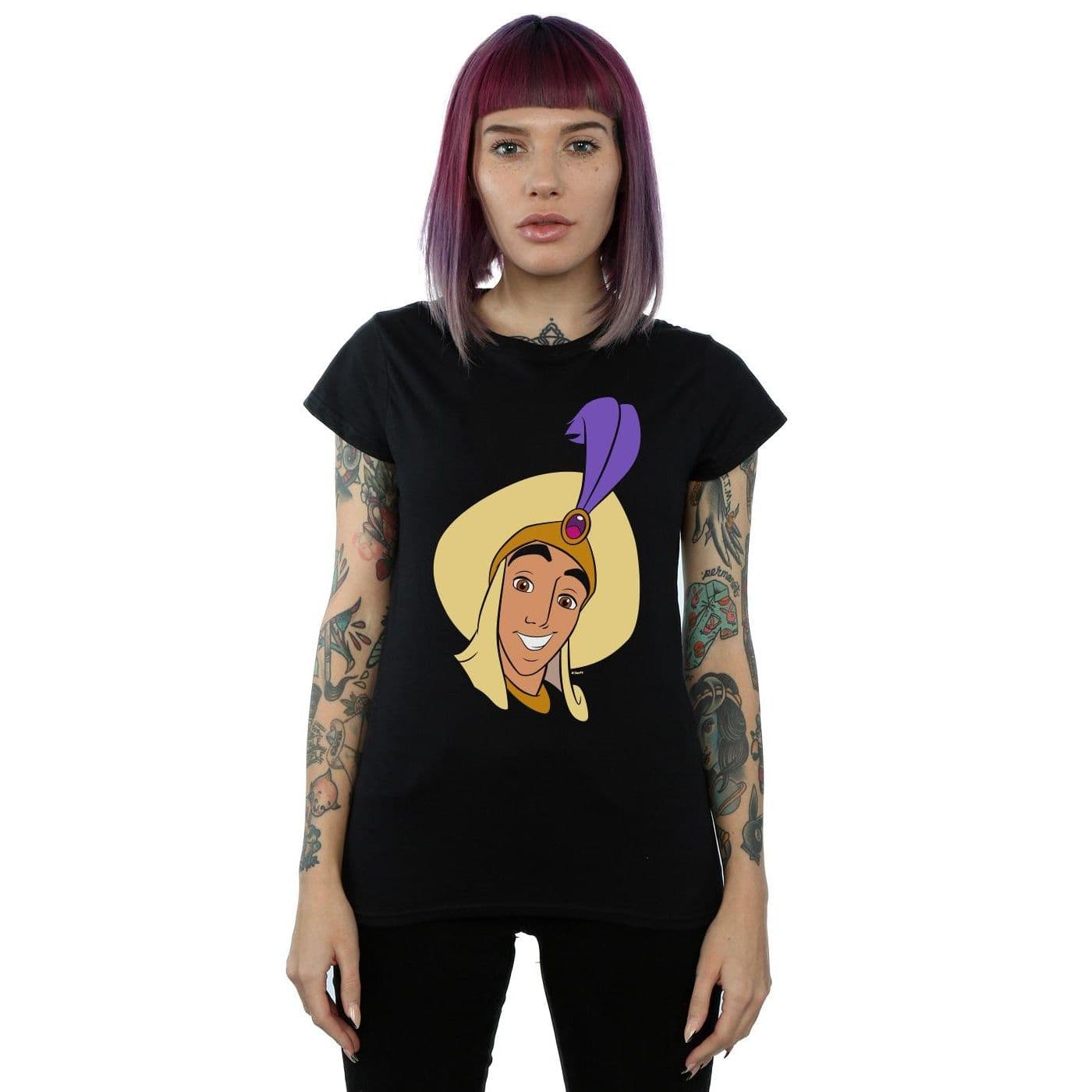 Aladdin Prince Ali Face Cotton T Shirt