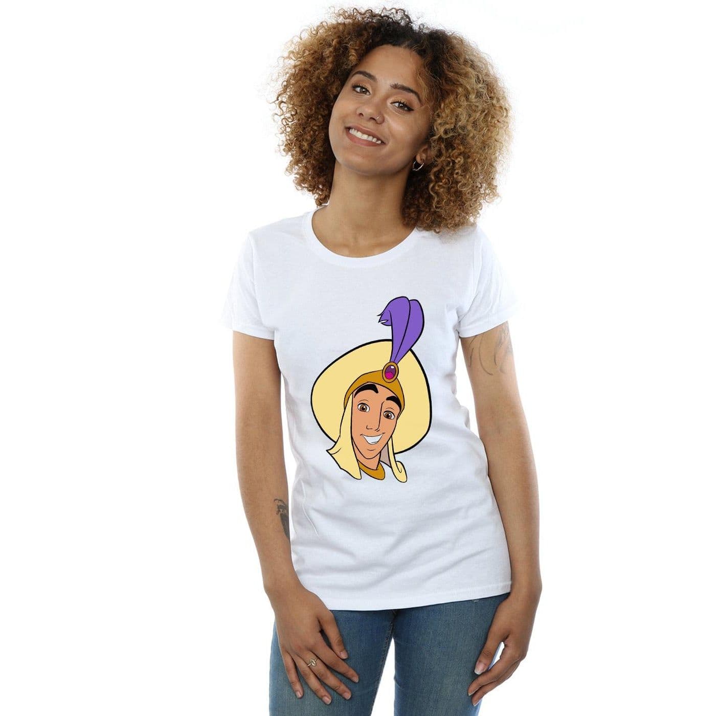 Aladdin Prince Ali Face Cotton T Shirt
