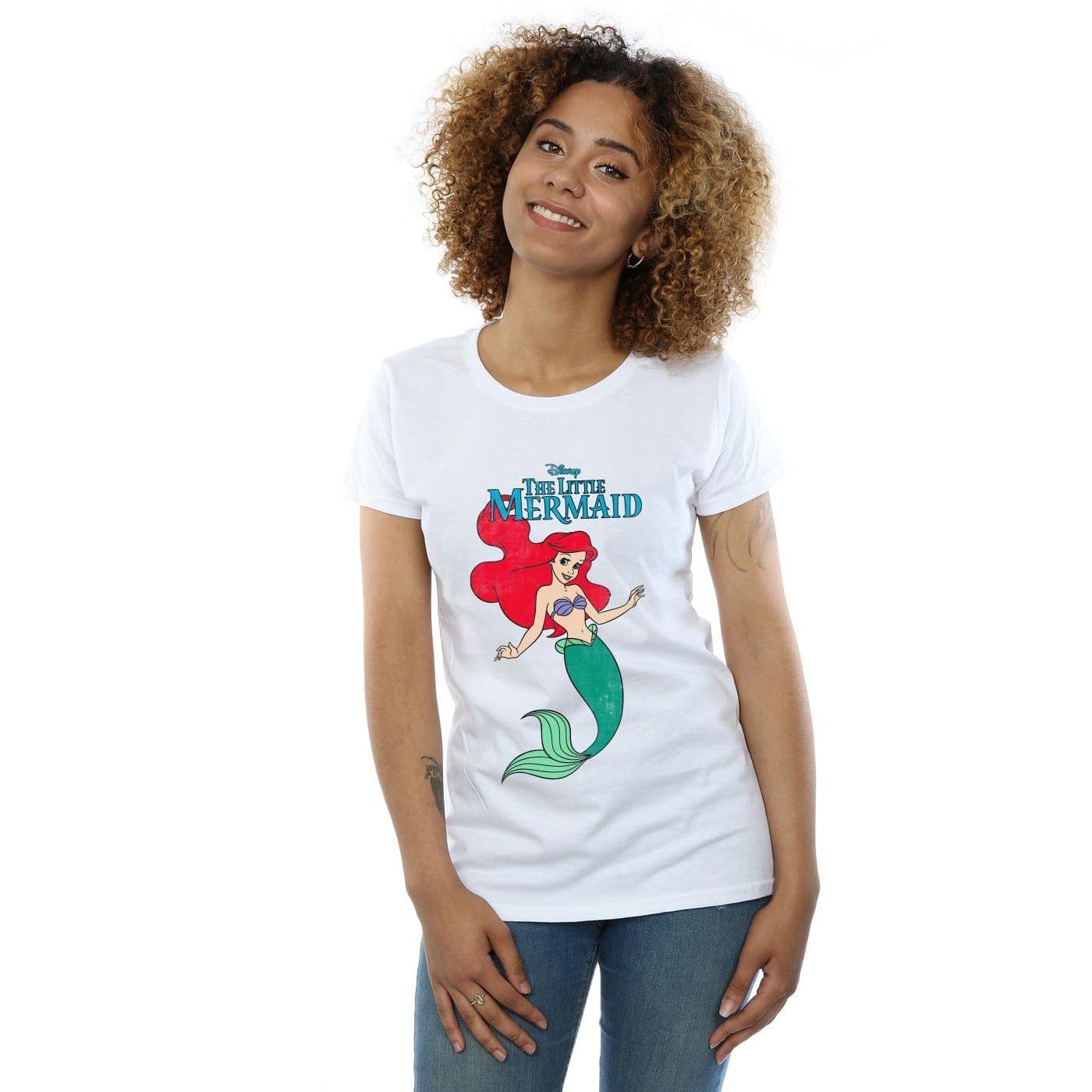 Little Mermaid Line Ariel Cotton T Shirt