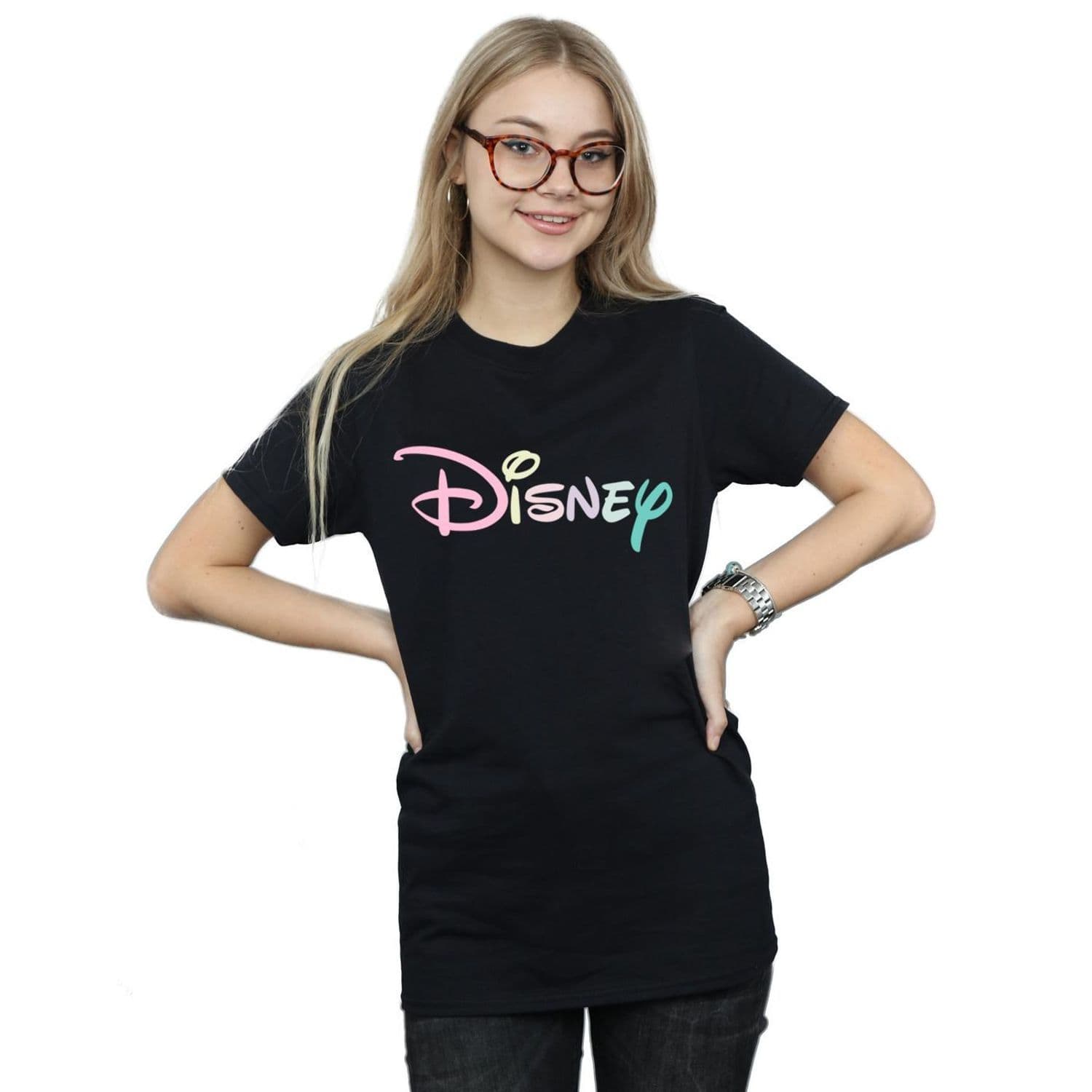 Pastel Logo Cotton Boyfriend T Shirt