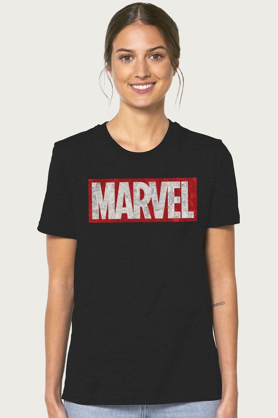 Classic Comic Book Logo Relaxed Fit T Shirt