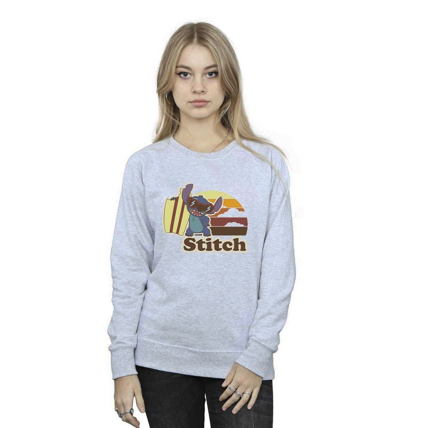 Lilo & Stitch Bitten Surfboard Sweatshirt