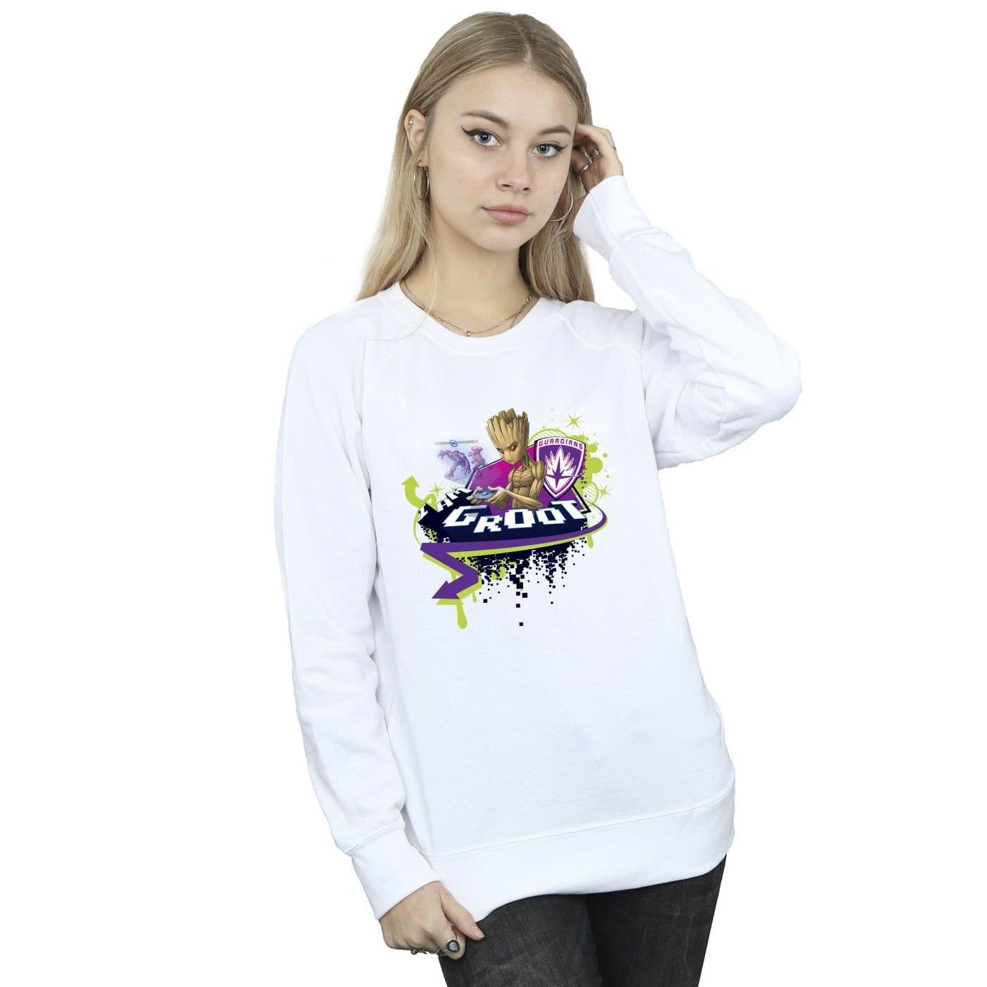 Guardians Galaxy Groot Gaming Holo Sweatshirt