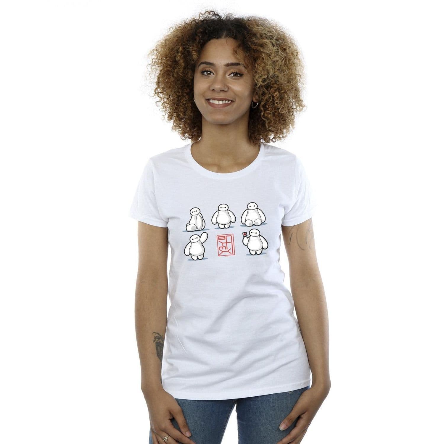 Big Hero 6 Baymax Many Poses Cotton T Shirt
